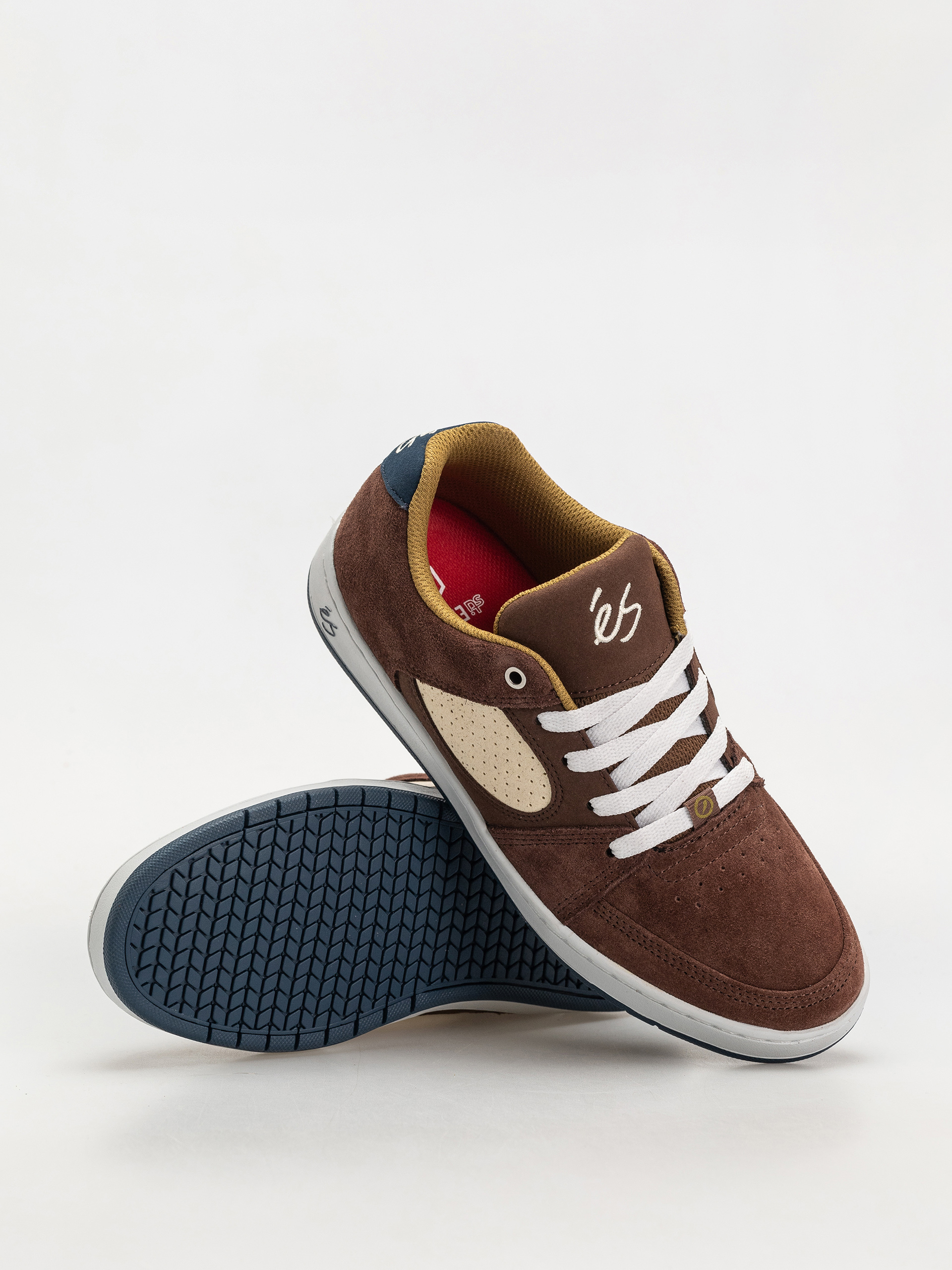 Pantofi eS Accel Slim (brown/tan/blue)
