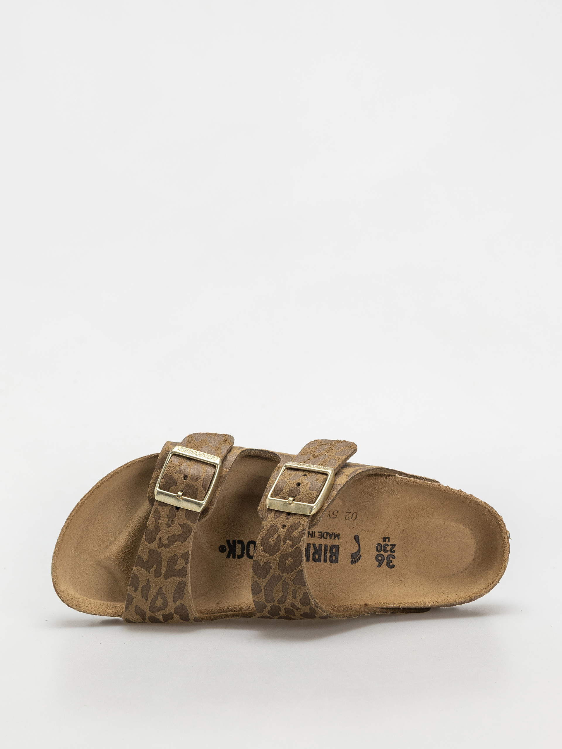 Șlapi Birkenstock Arizona Synthetics Narrow Wmn (leo khaki)