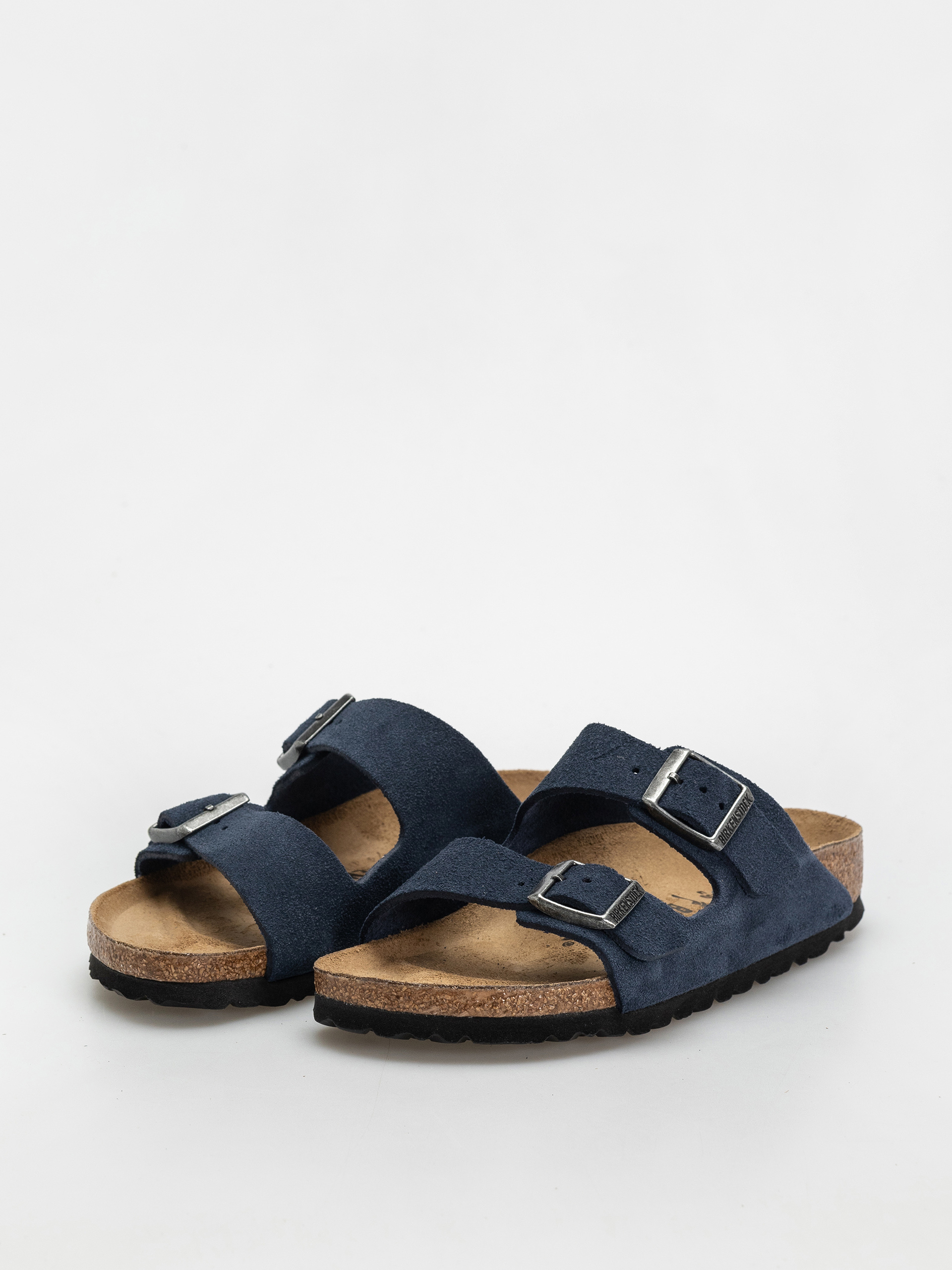 Șlapi Birkenstock Arizona Suede Leather Narrow Wmn (new navy)