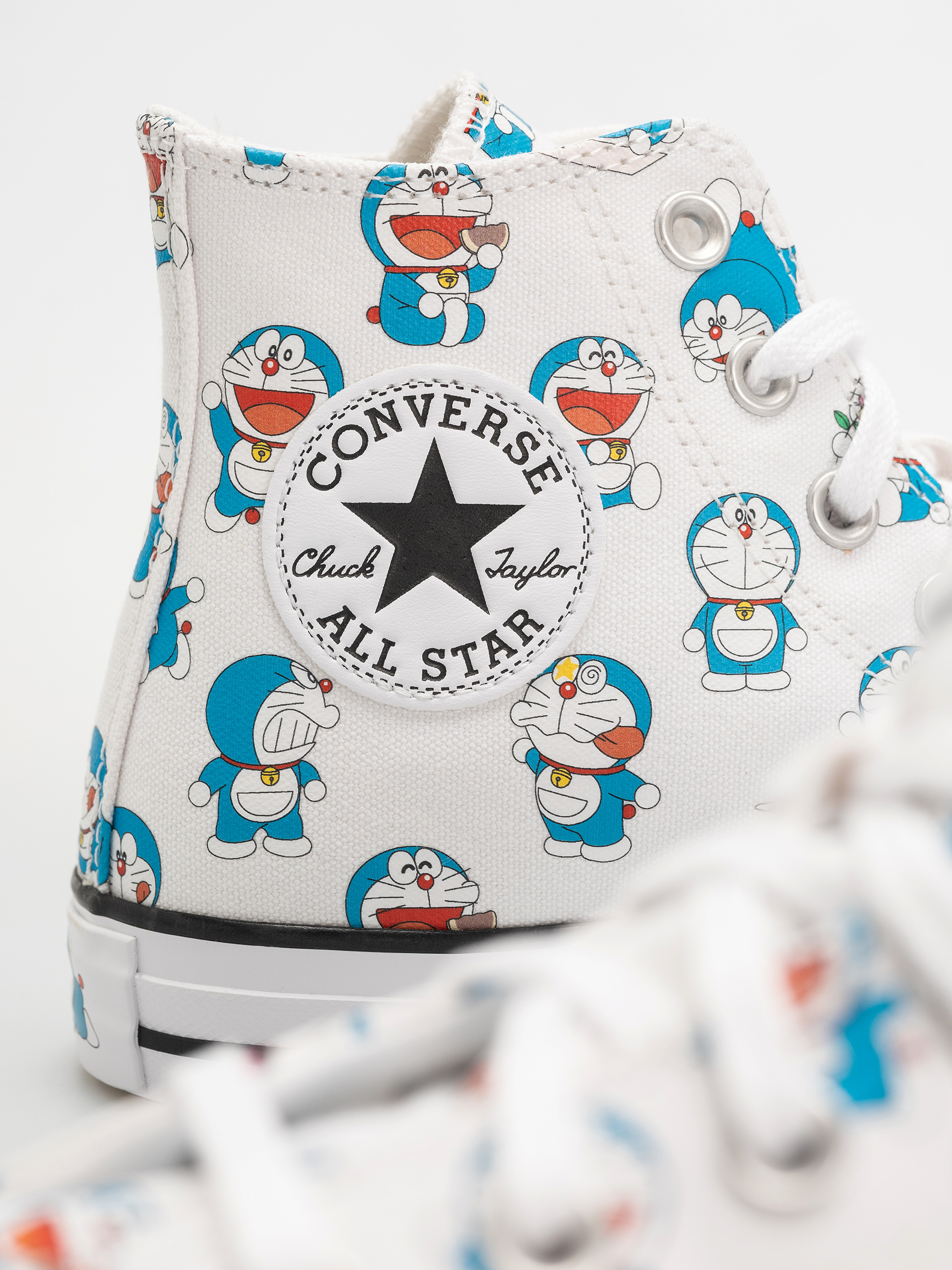 Teniși Converse Doraemon Chuck Taylor All Star Hi (white)