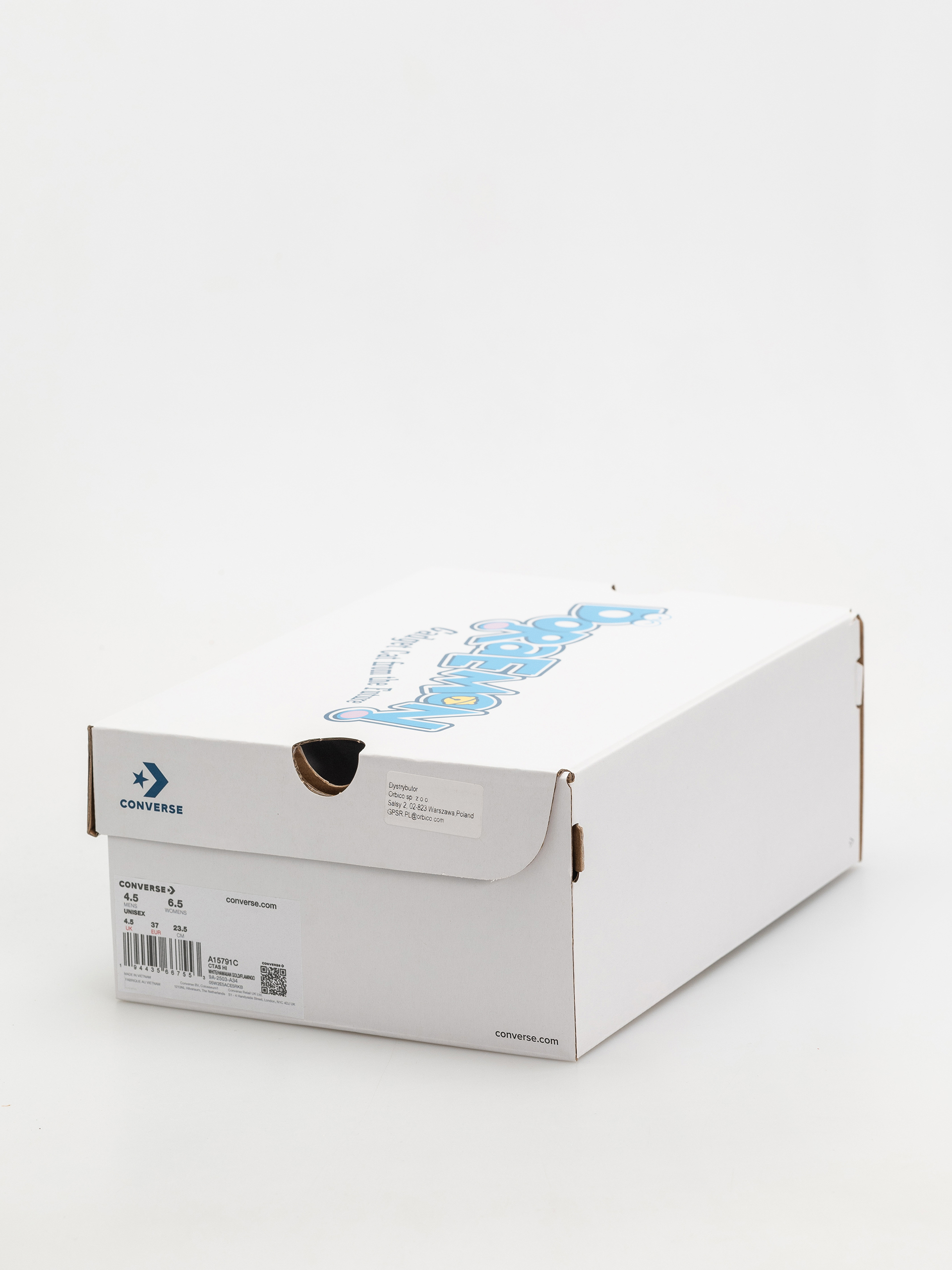 Teniși Converse Doraemon Chuck Taylor All Star Hi (white)