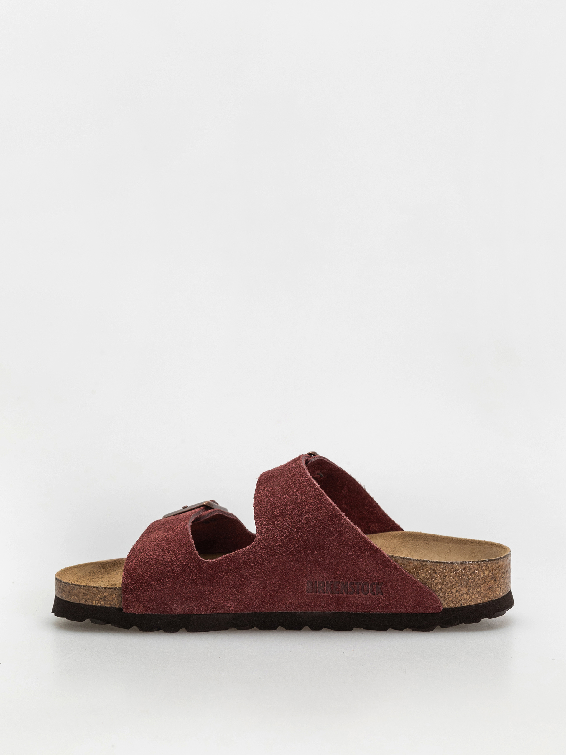Șlapi Birkenstock Arizona Suede Leather Narrow Wmn (zinfandel)