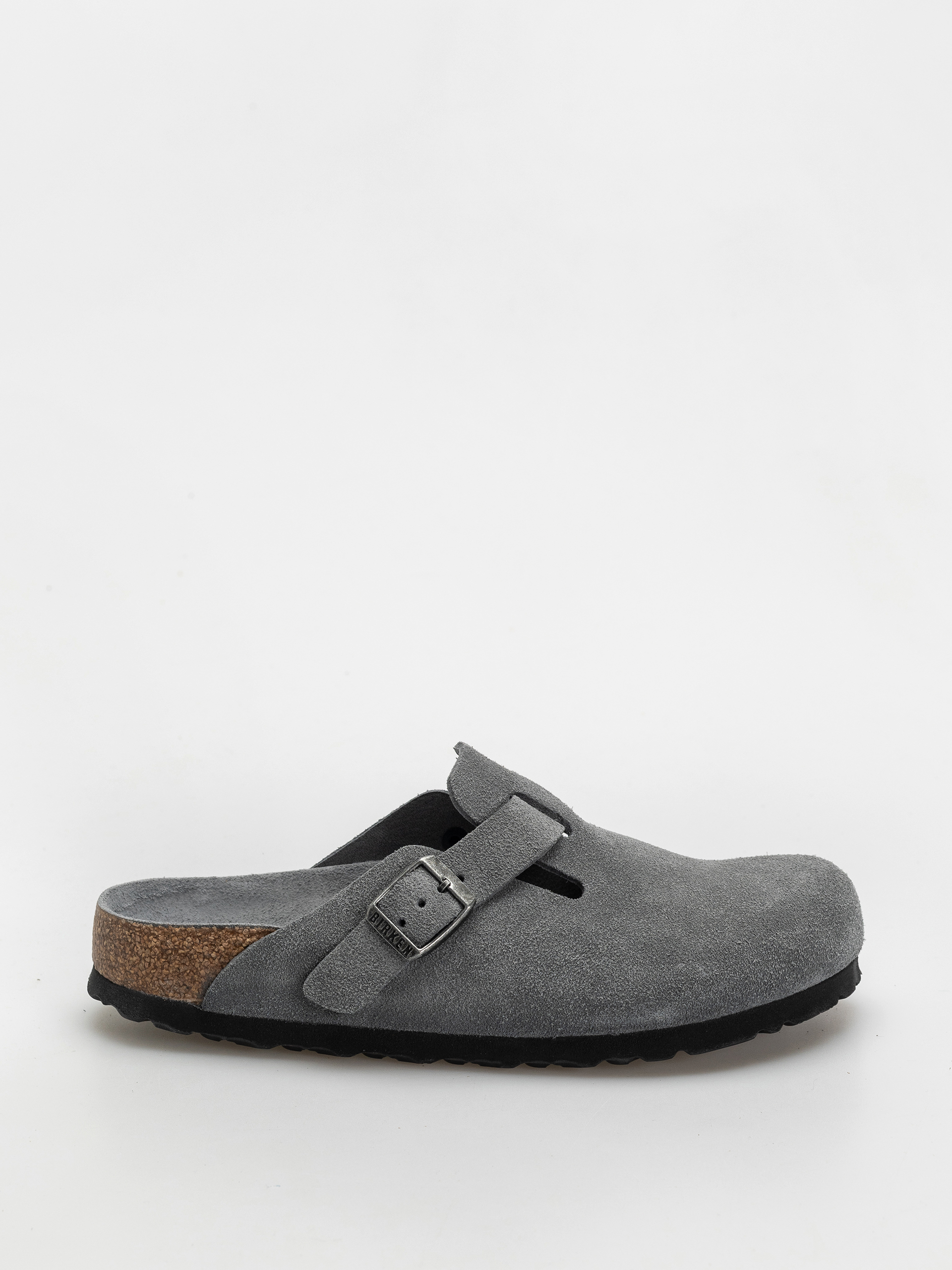 u0218lapi Birkenstock Boston SFB Suede Leather Narrow Wmn (basalt gray)