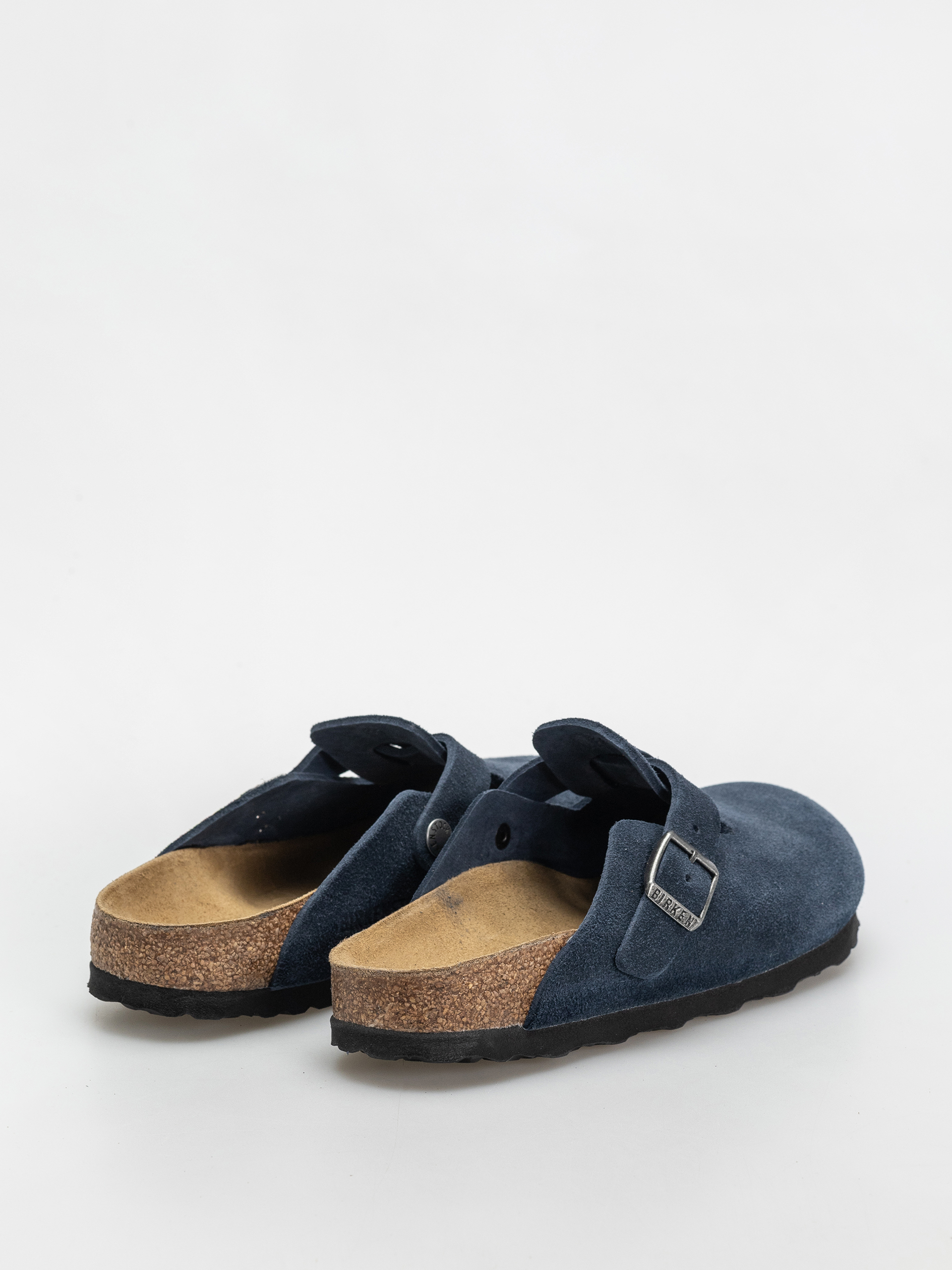 Șlapi Birkenstock Boston Suede Leather Narrow Wmn (new navy)