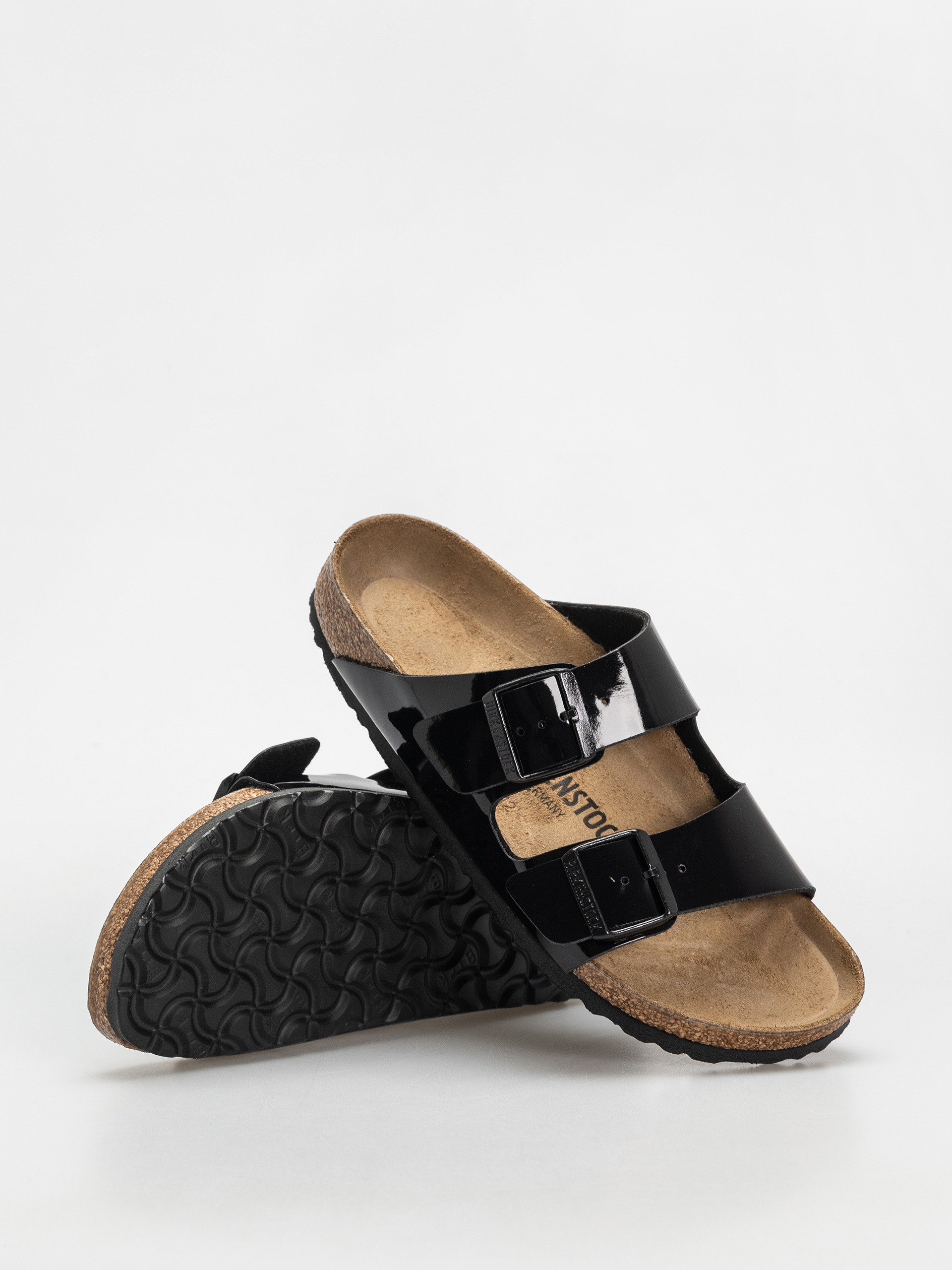 Șlapi Birkenstock Arizona Narrow Wmn (patent black)