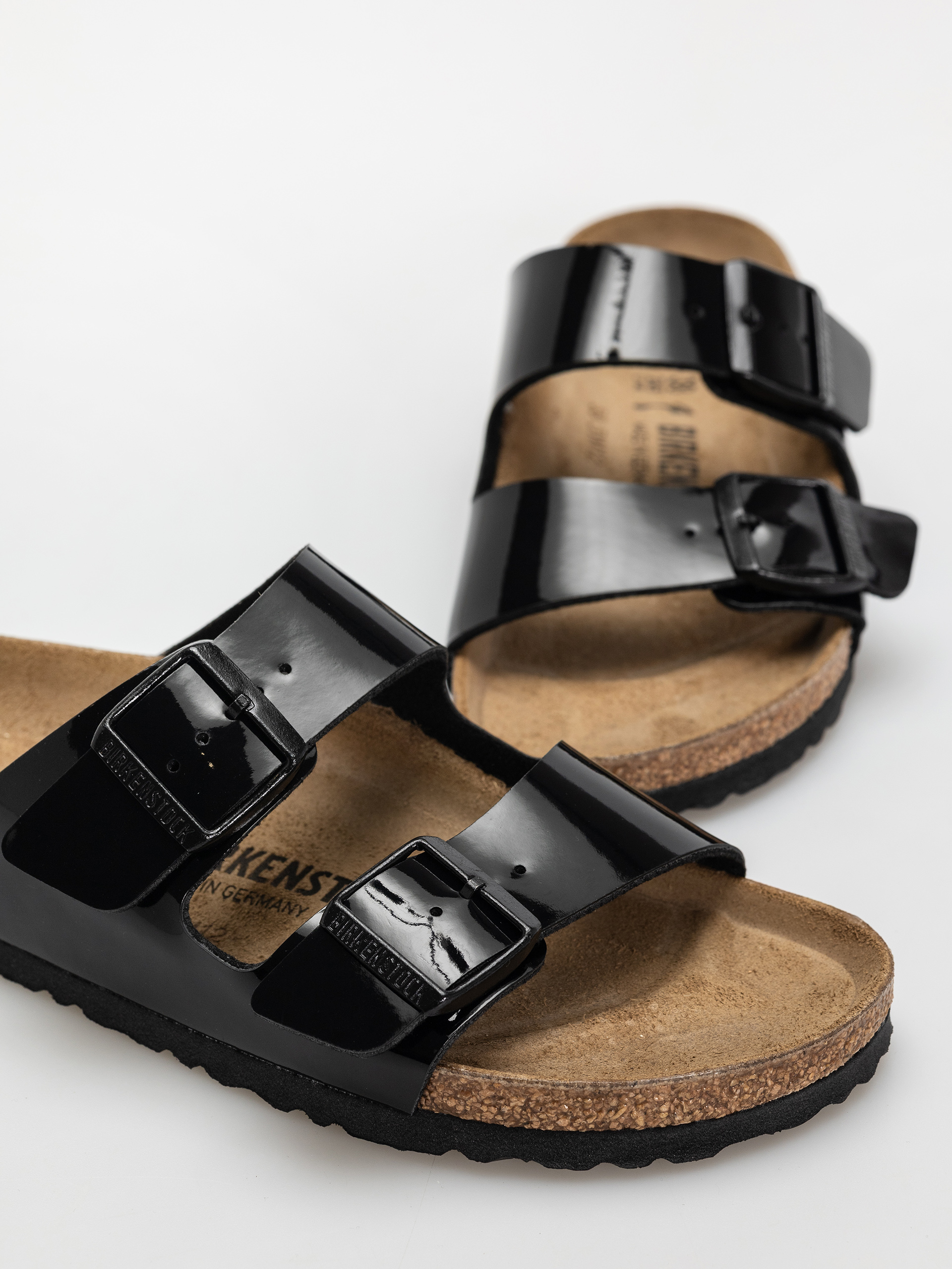 Șlapi Birkenstock Arizona Narrow Wmn (patent black)