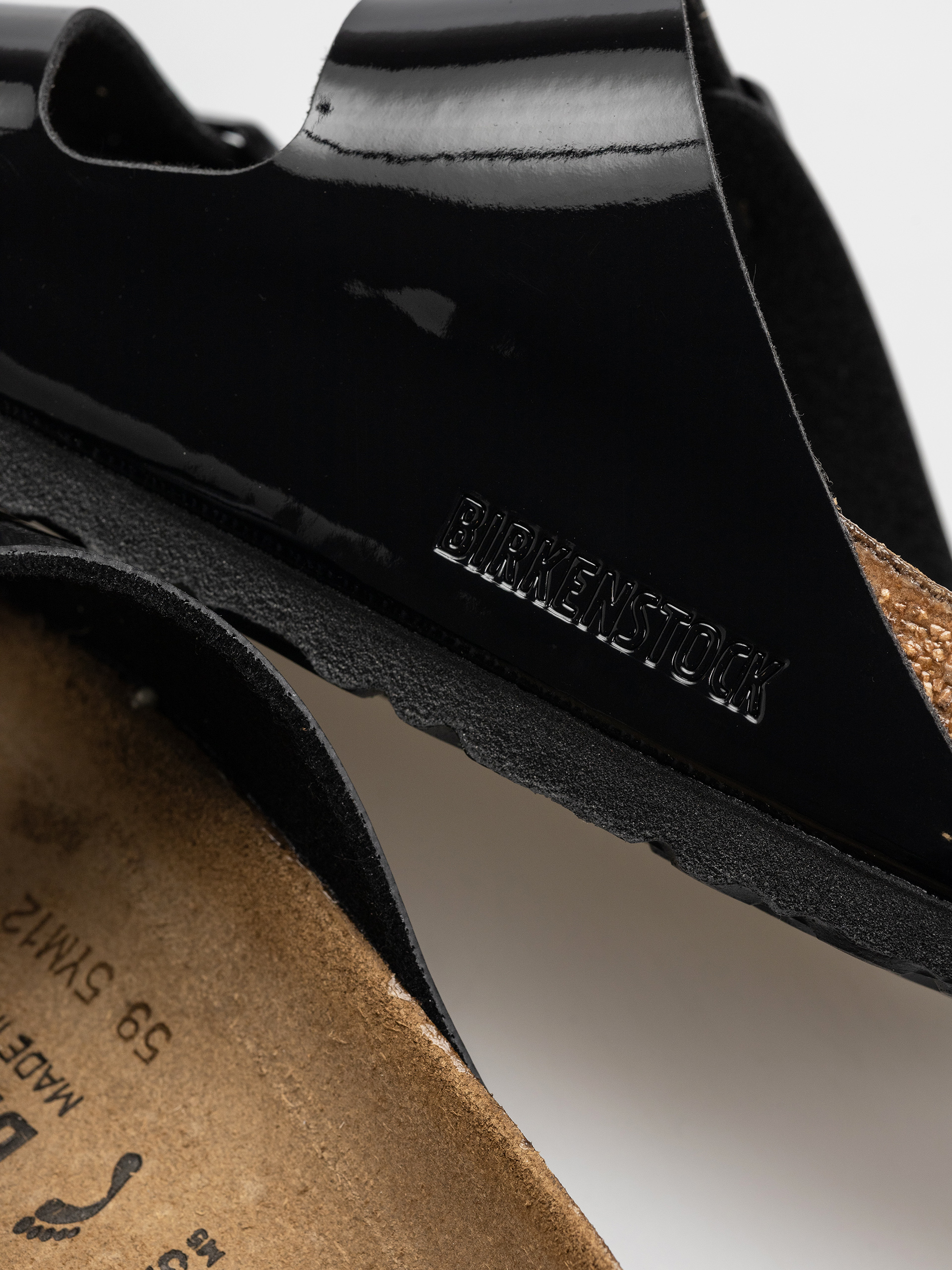 Șlapi Birkenstock Arizona Narrow Wmn (patent black)