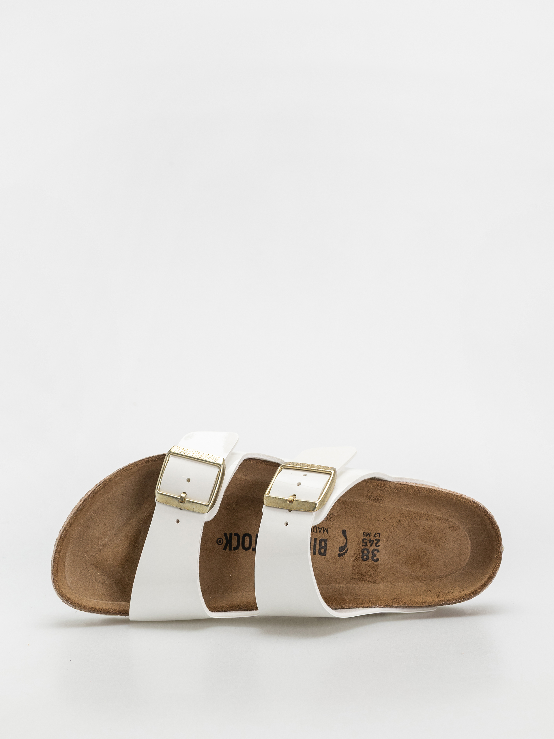 Klapki Birkenstock Arizona Narrow Wmn (patent white)