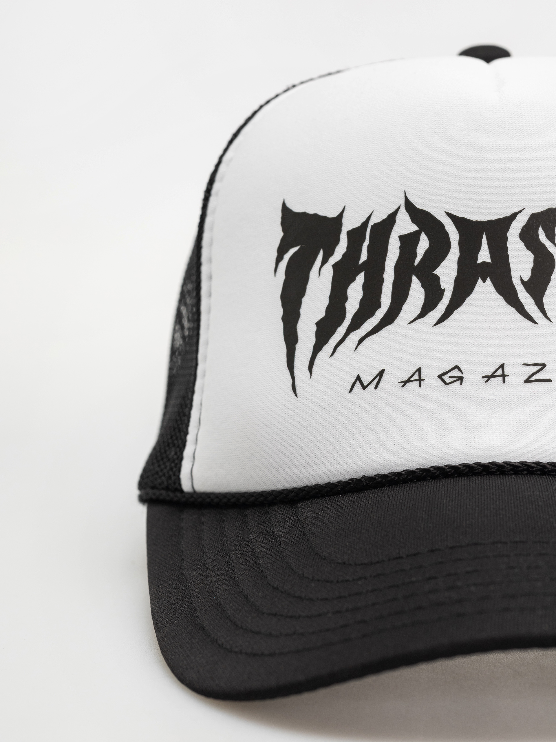 Șapcă Thrasher Metal Trucker (black/white/black)
