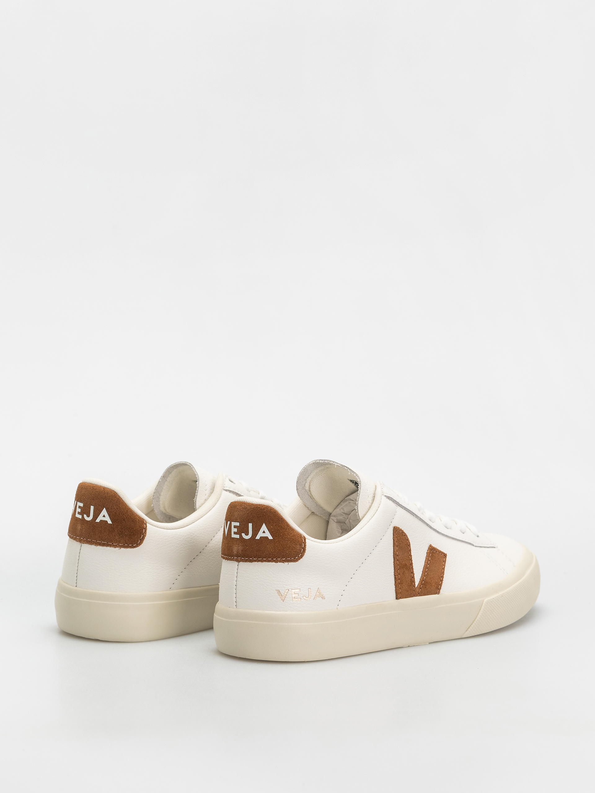 Pantofi Veja Campo Wmn (white cognac)