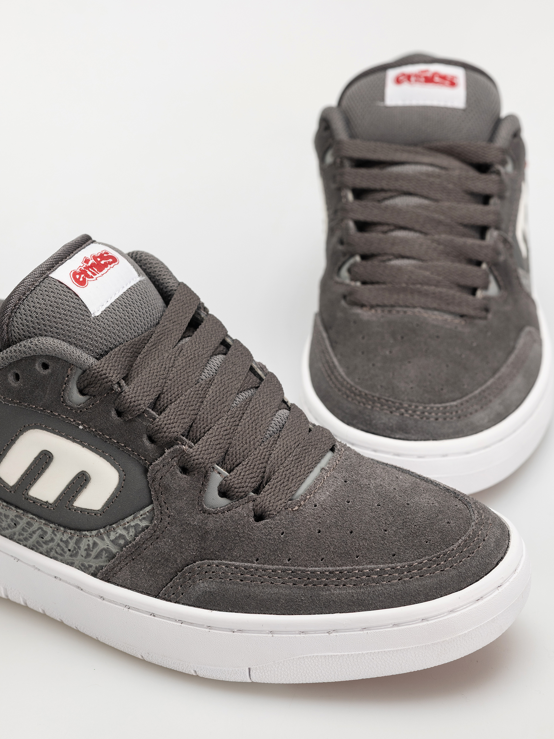 Pantofi Etnies Loot (grey/light grey/red)