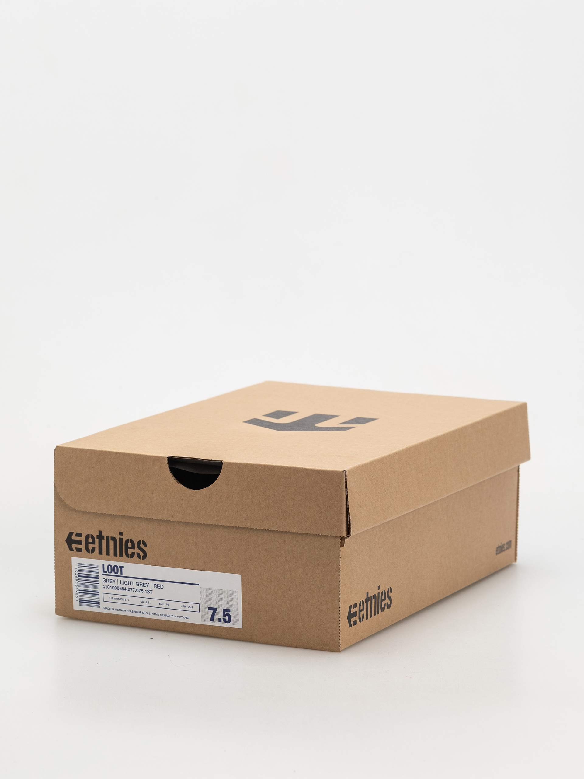 Pantofi Etnies Loot (grey/light grey/red)