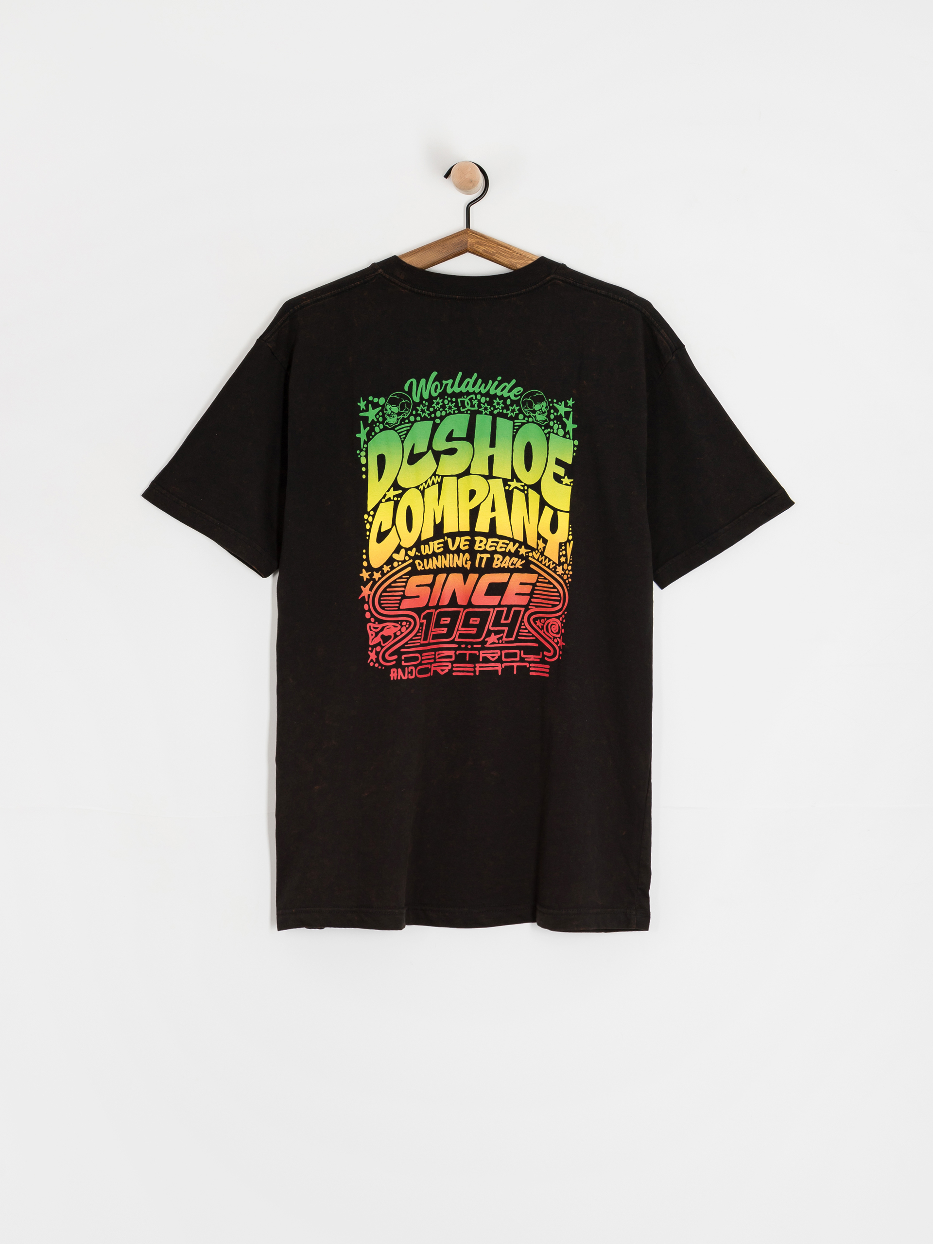 Tricou DC Hot Box (black rain wash)