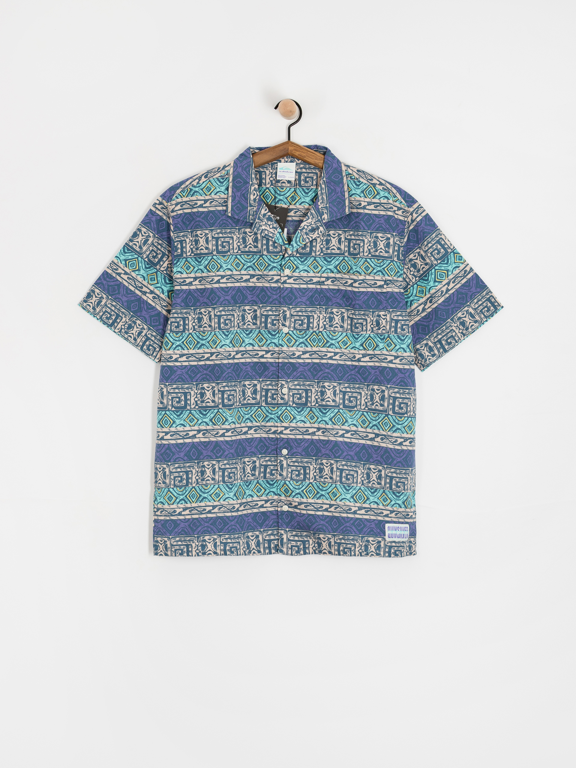 Cămașă Quiksilver Global Heat (aqua sky global heat)