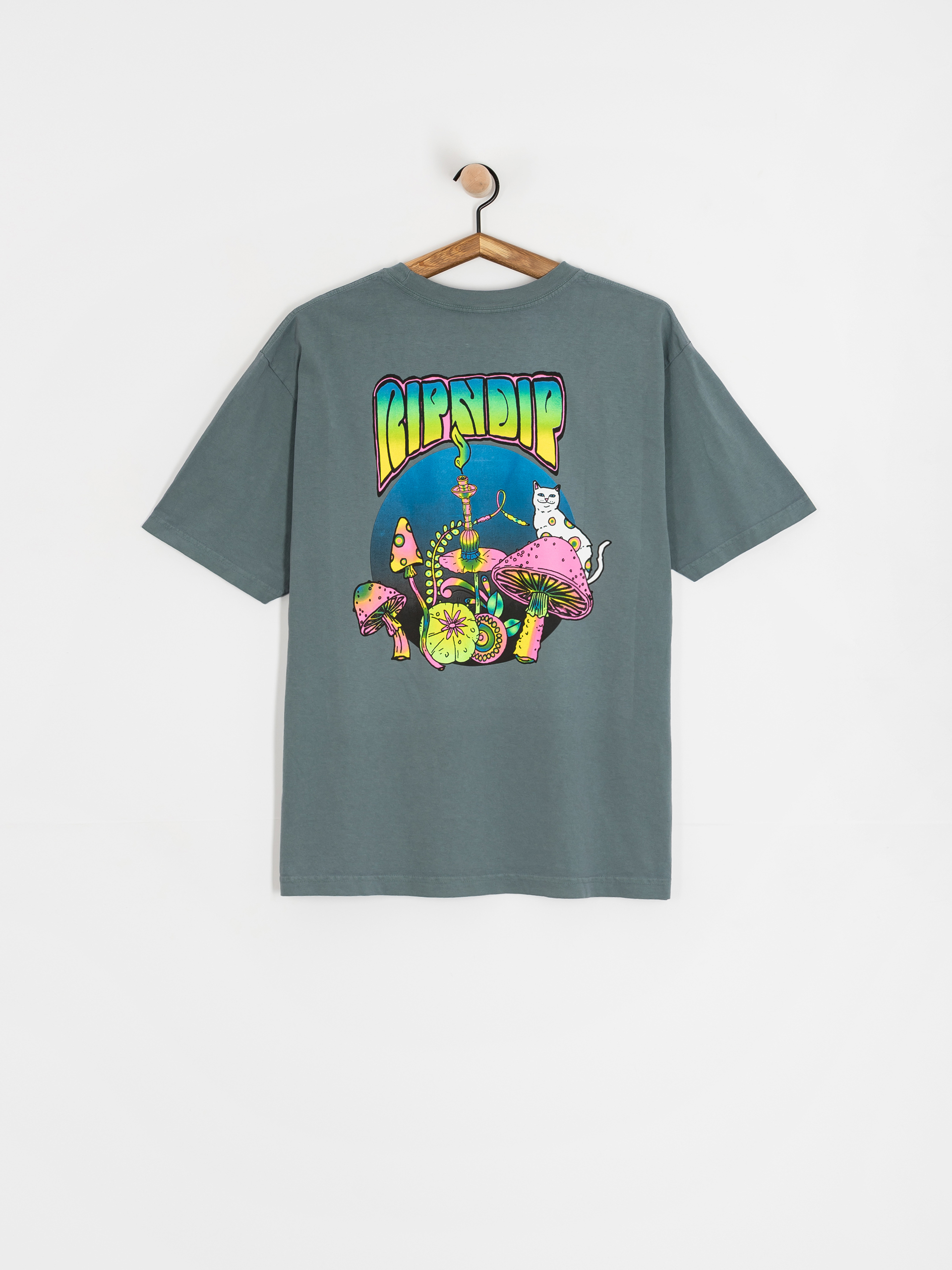 Tricou RipNDip Psychedelic (light charcoal)
