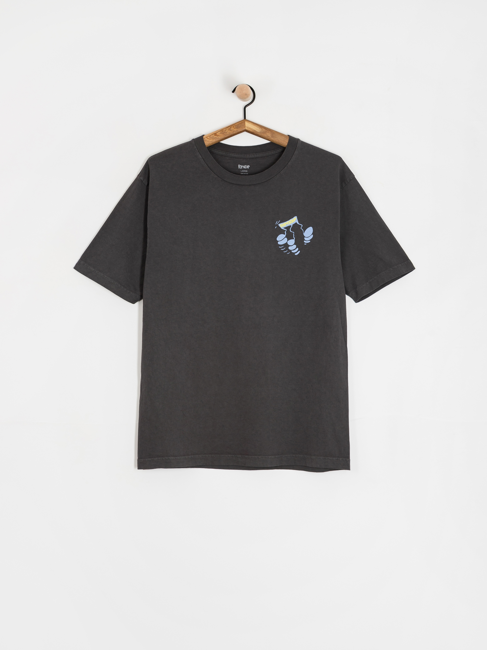 Tricou RipNDip Records (charcoal sun fade)