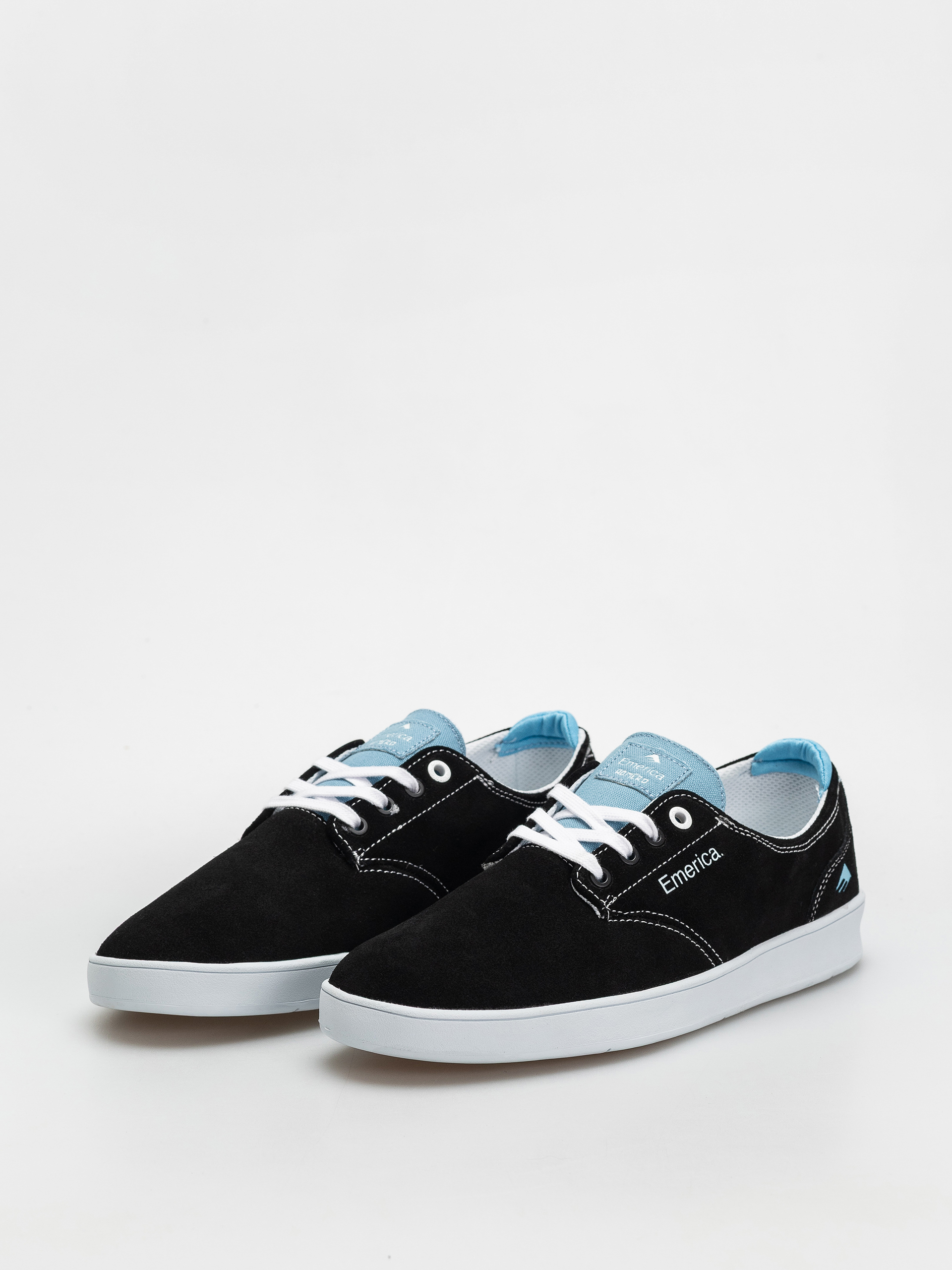 Pantofi Emerica Romero Laced (black/light blue)