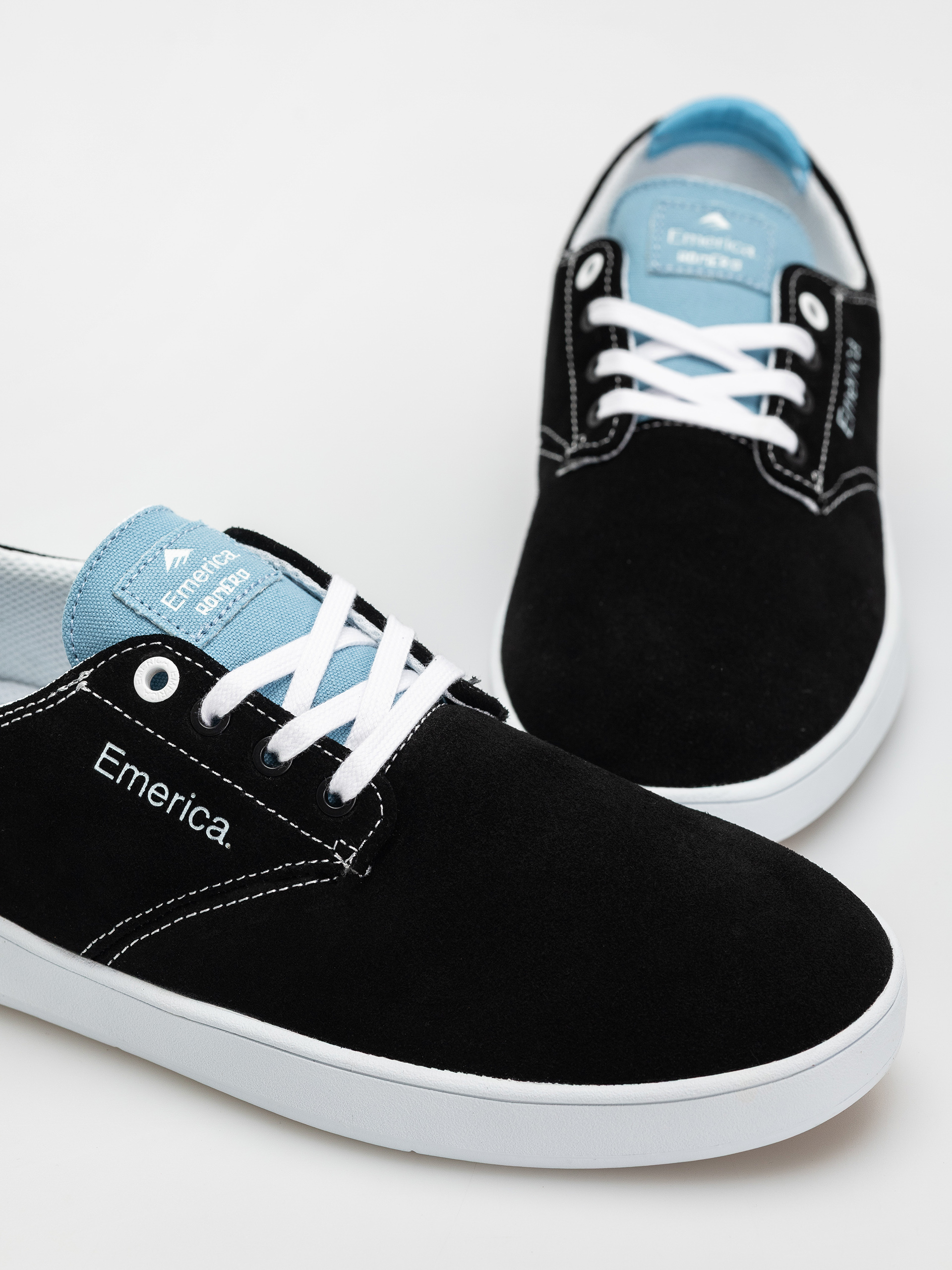 Pantofi Emerica Romero Laced (black/light blue)