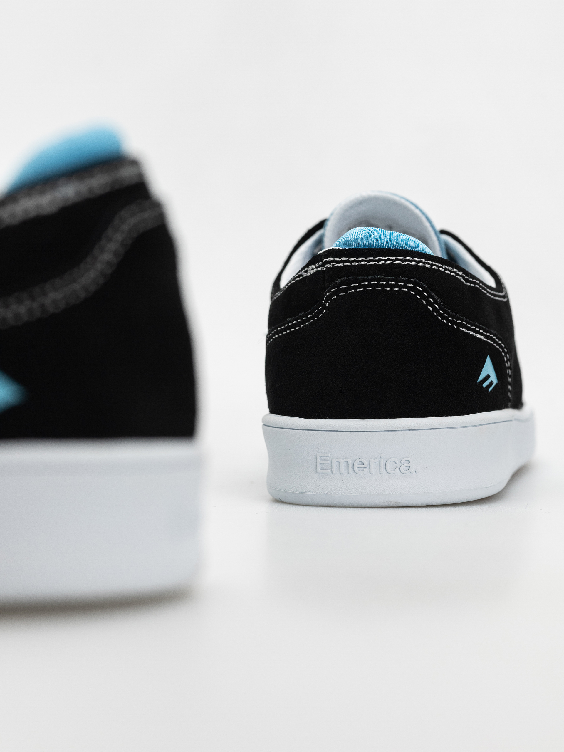 Pantofi Emerica Romero Laced (black/light blue)