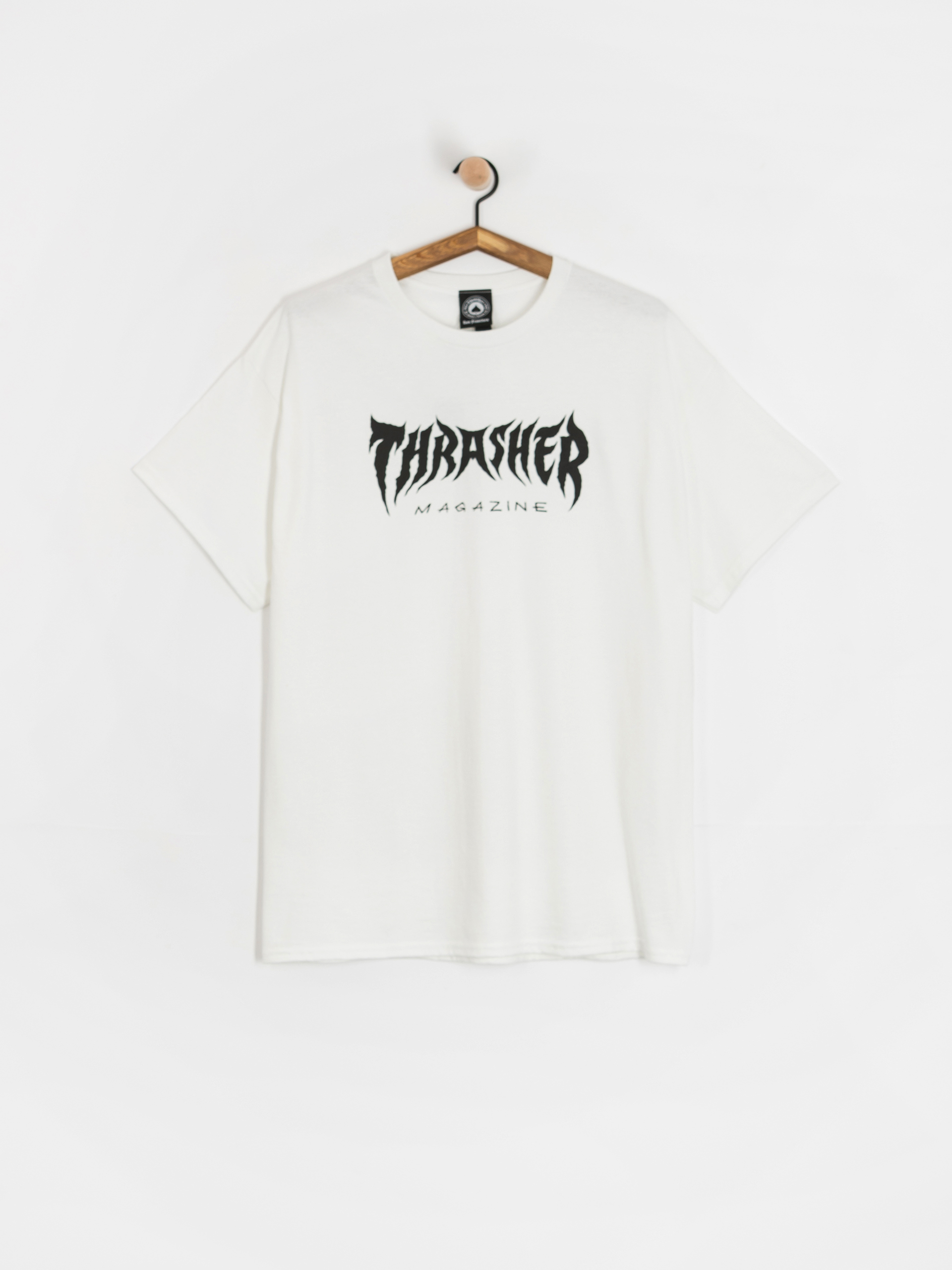 Tricou Thrasher Metal (white)
