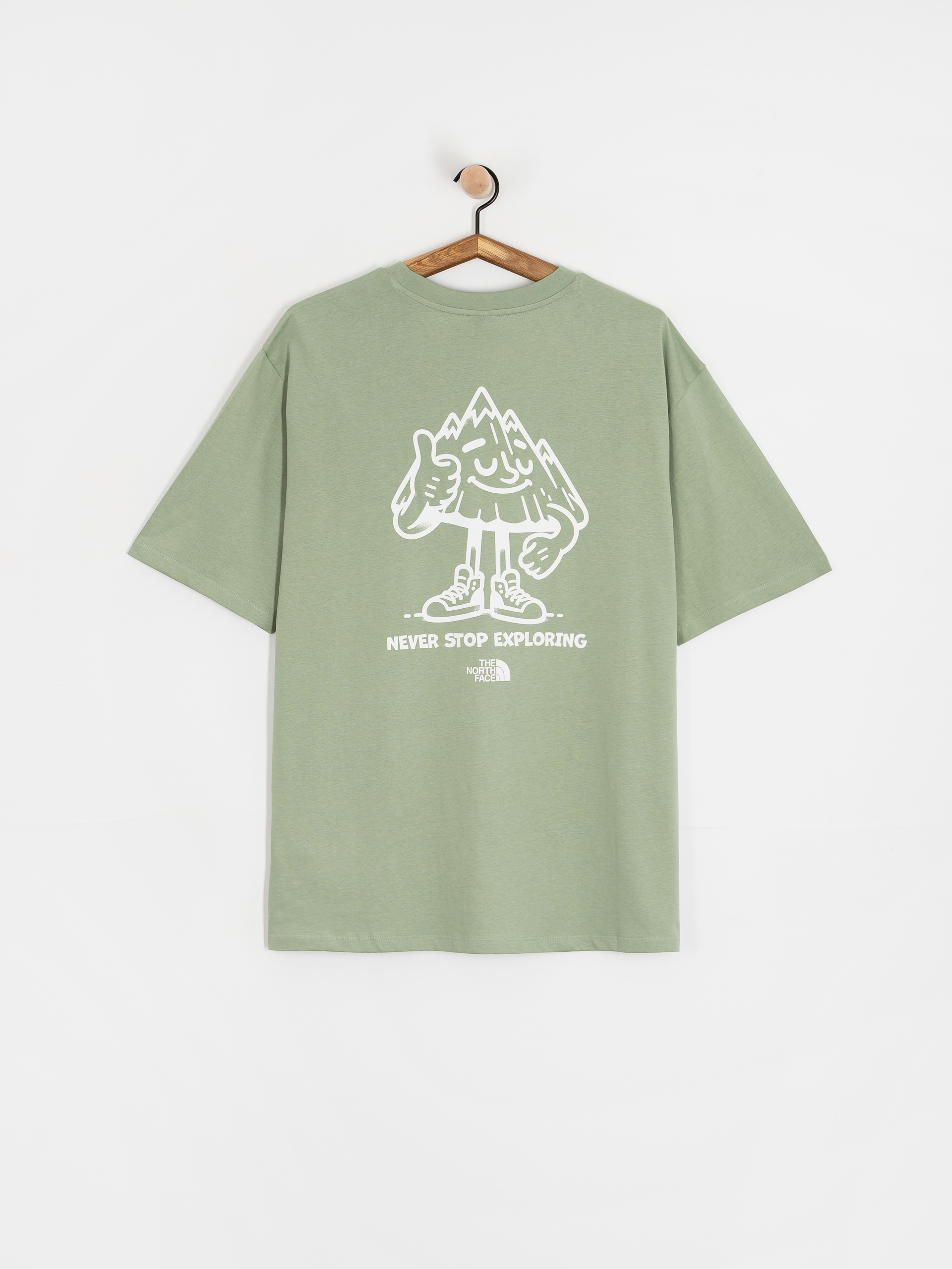 Tricou The North Face Mountain Fun Oversized (slate moss)