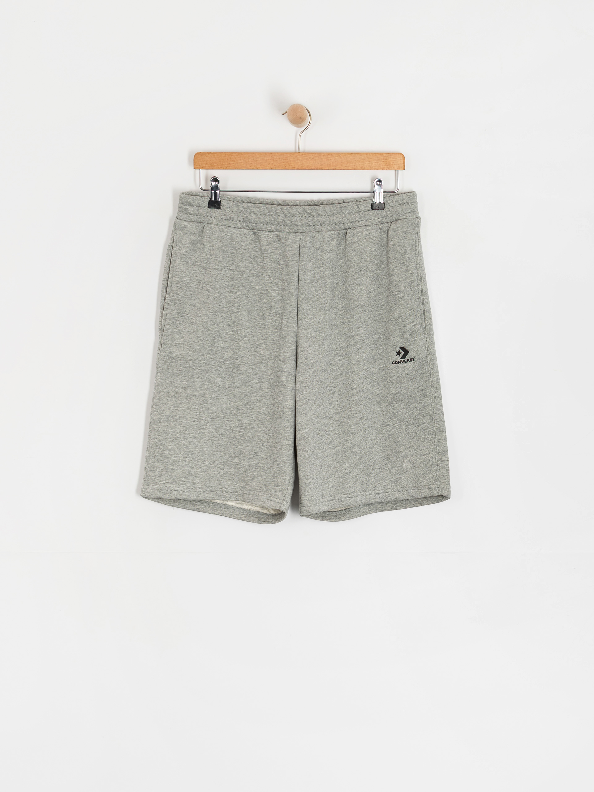 Pantaloni scurți Converse Emb Classic (vintage grey heather)