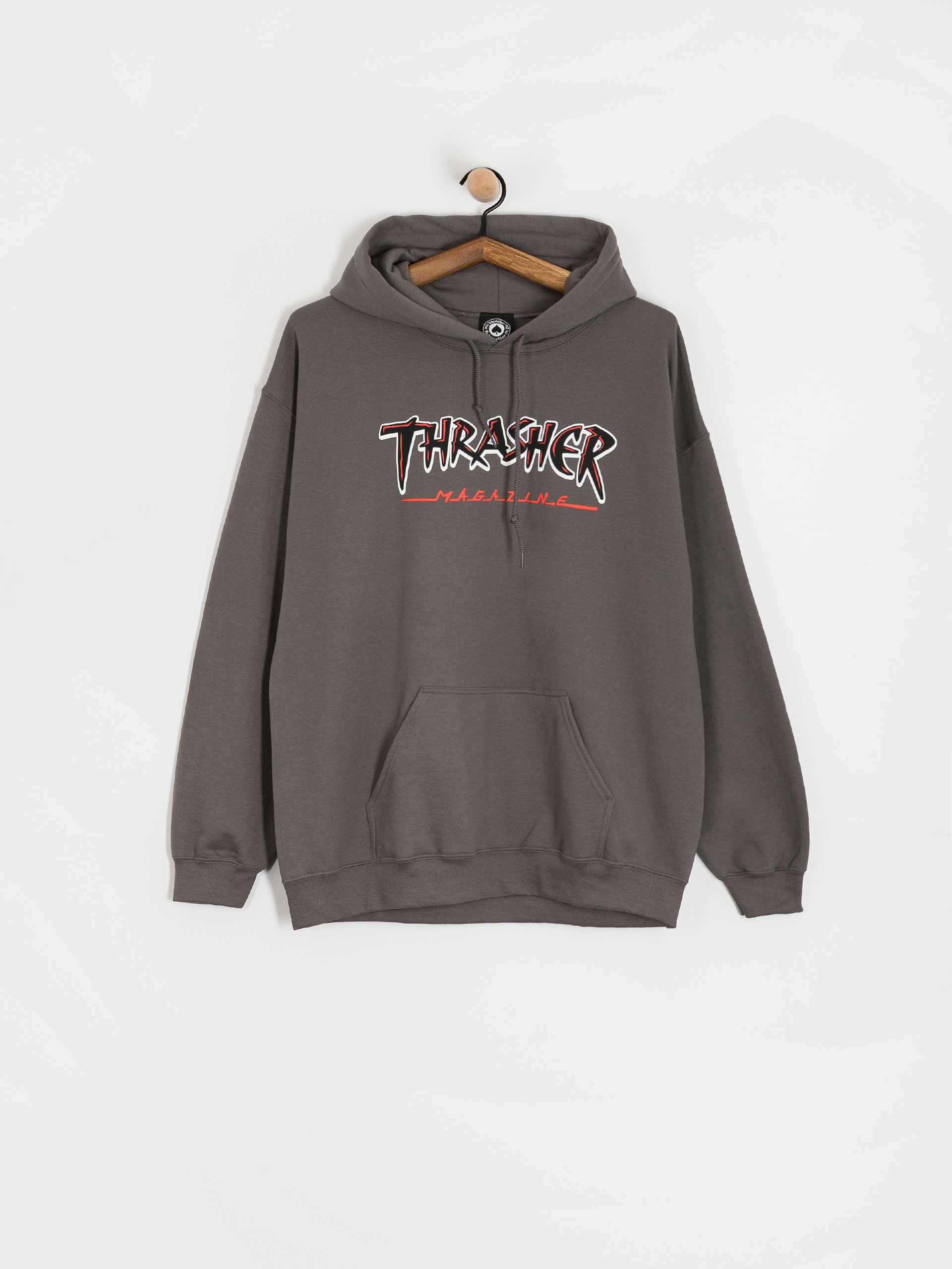 Hanorac cu glugă Thrasher Slash HD (charcoal)