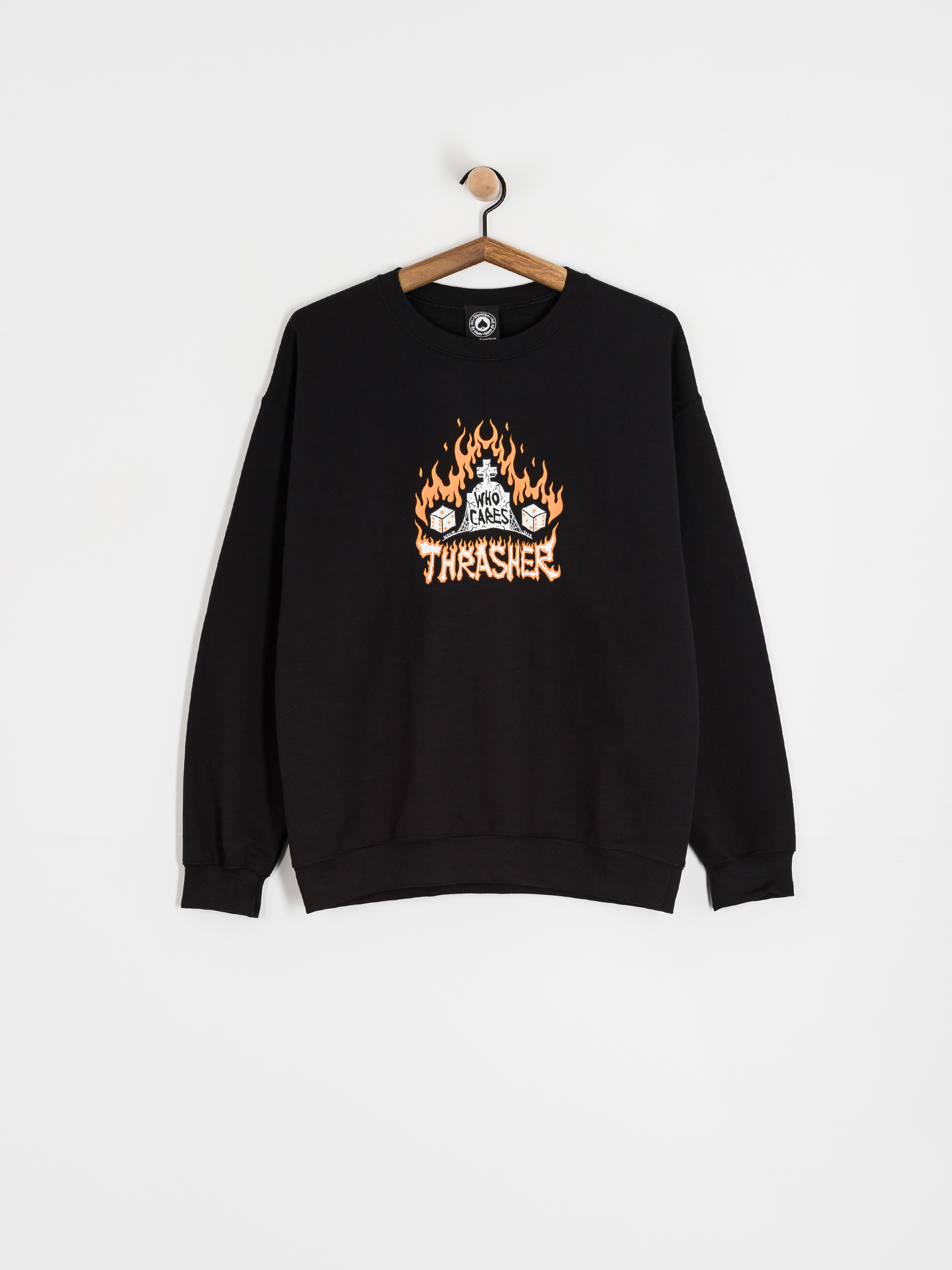 Hanorac Thrasher Who Cares By Neckface (black)