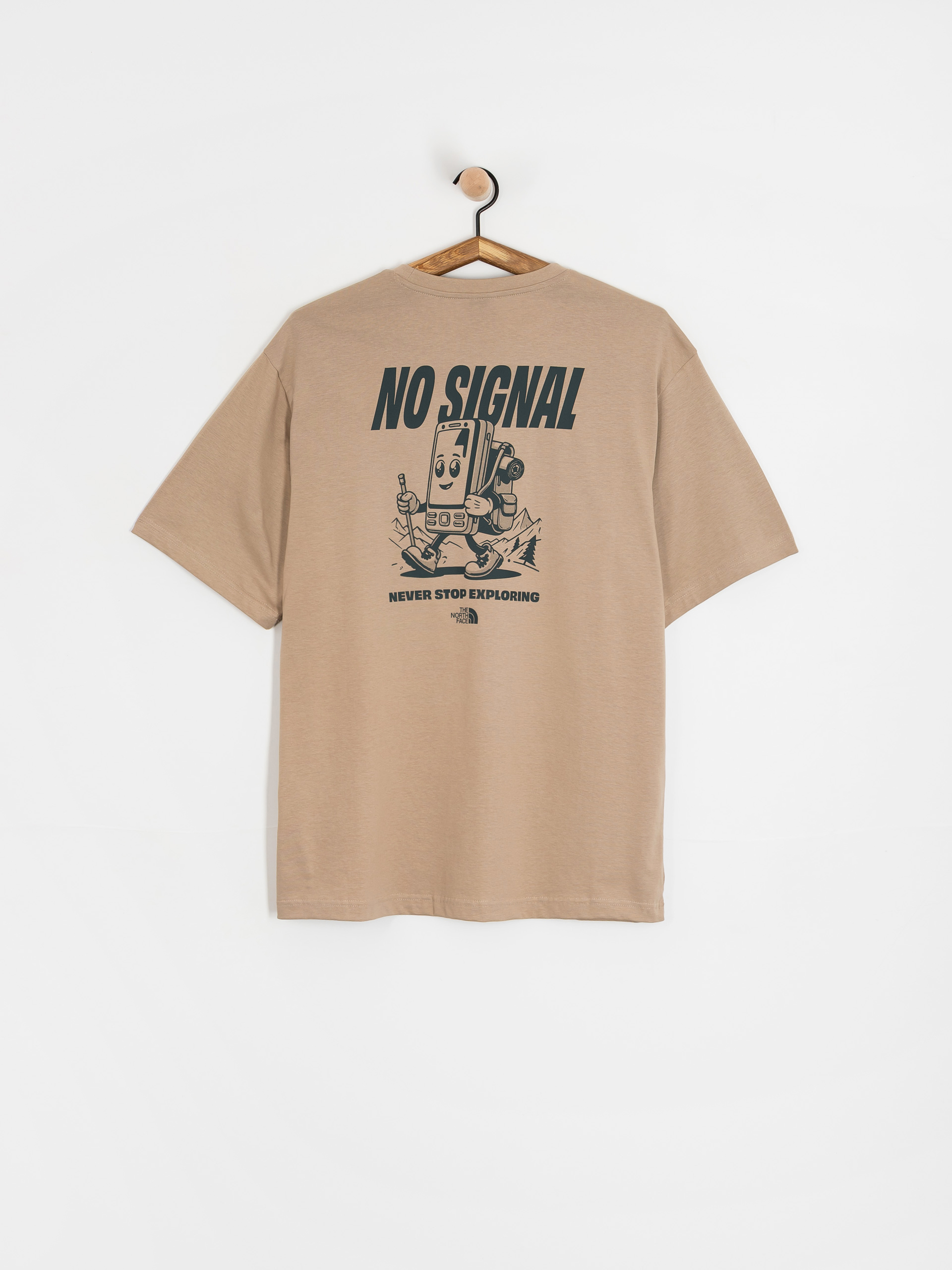 Tricou The North Face No Signal Relaxed (mushroom grey)