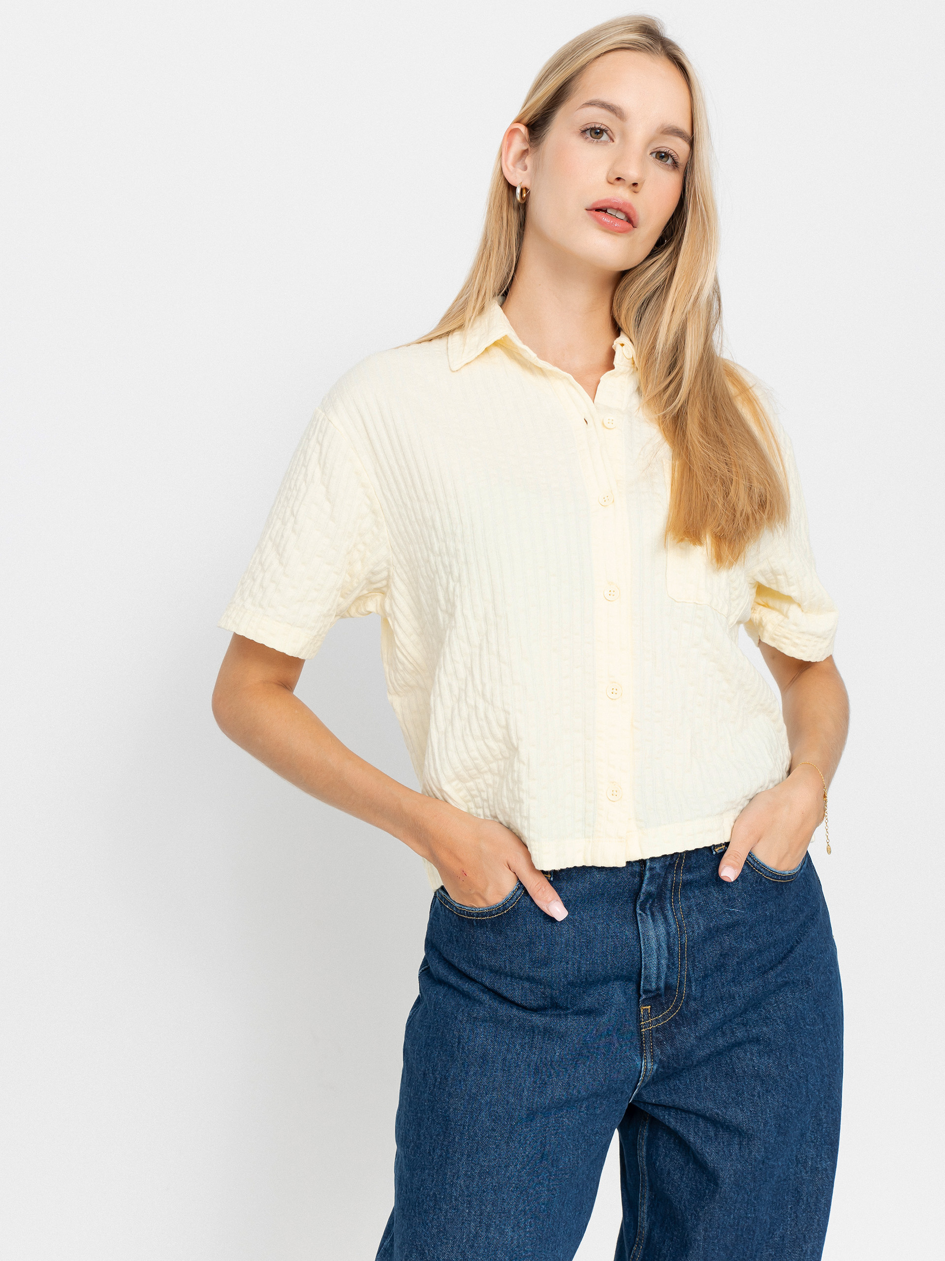 Cămașă Vans Bedford Knit Button Up Wmn (lemon icing)