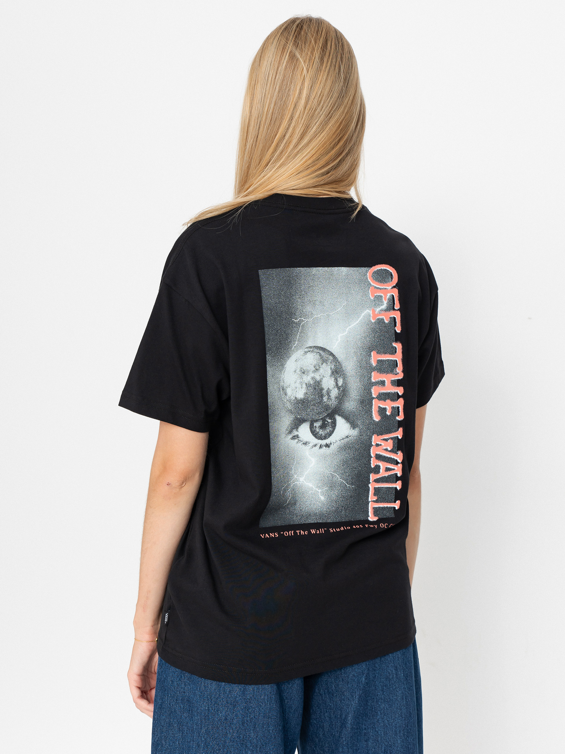 Tricou Vans Night Orb Oversized Wmn (black)