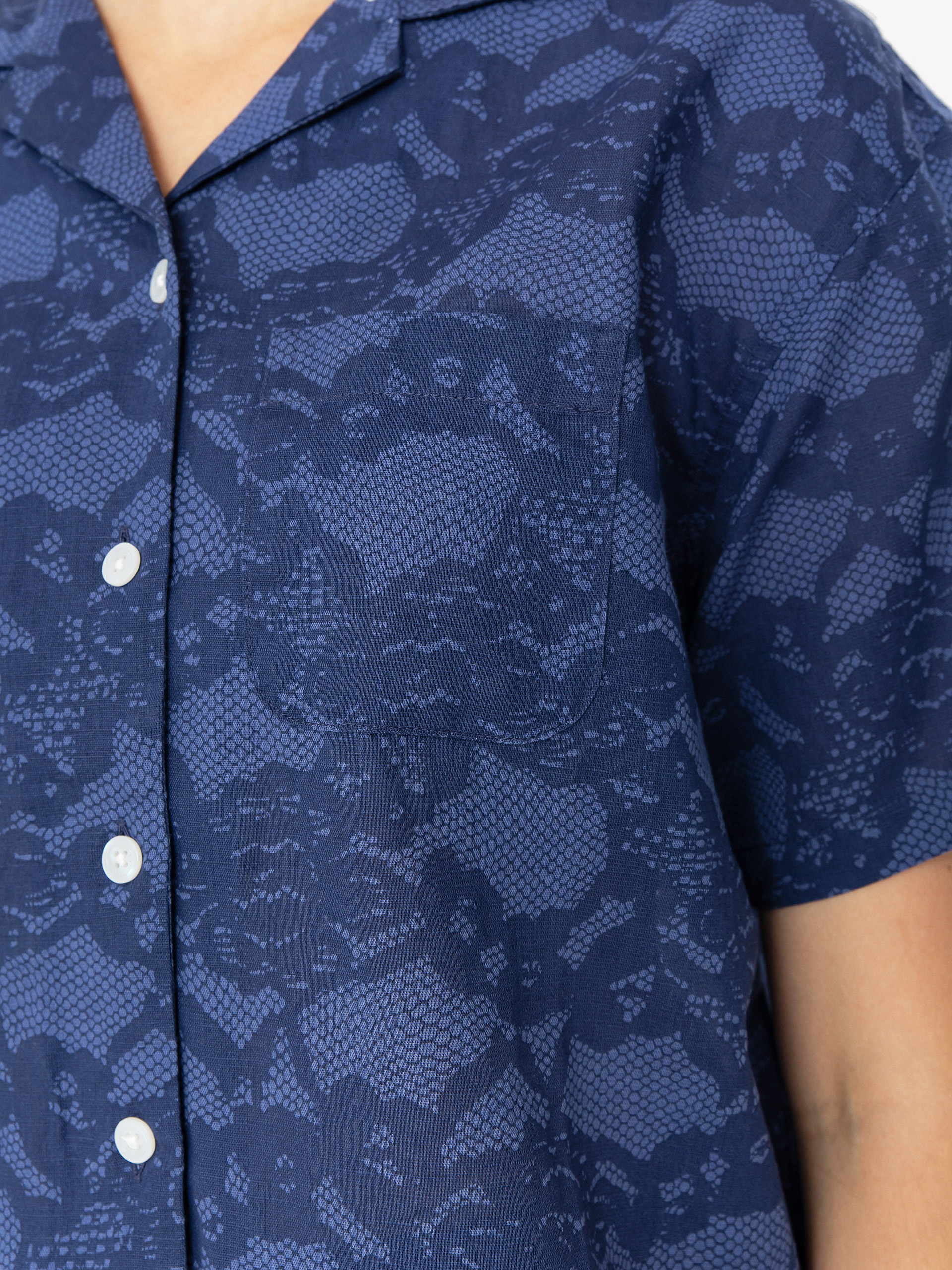 Cămașă OBEY Cecilie Lace Wmn (blue multi)