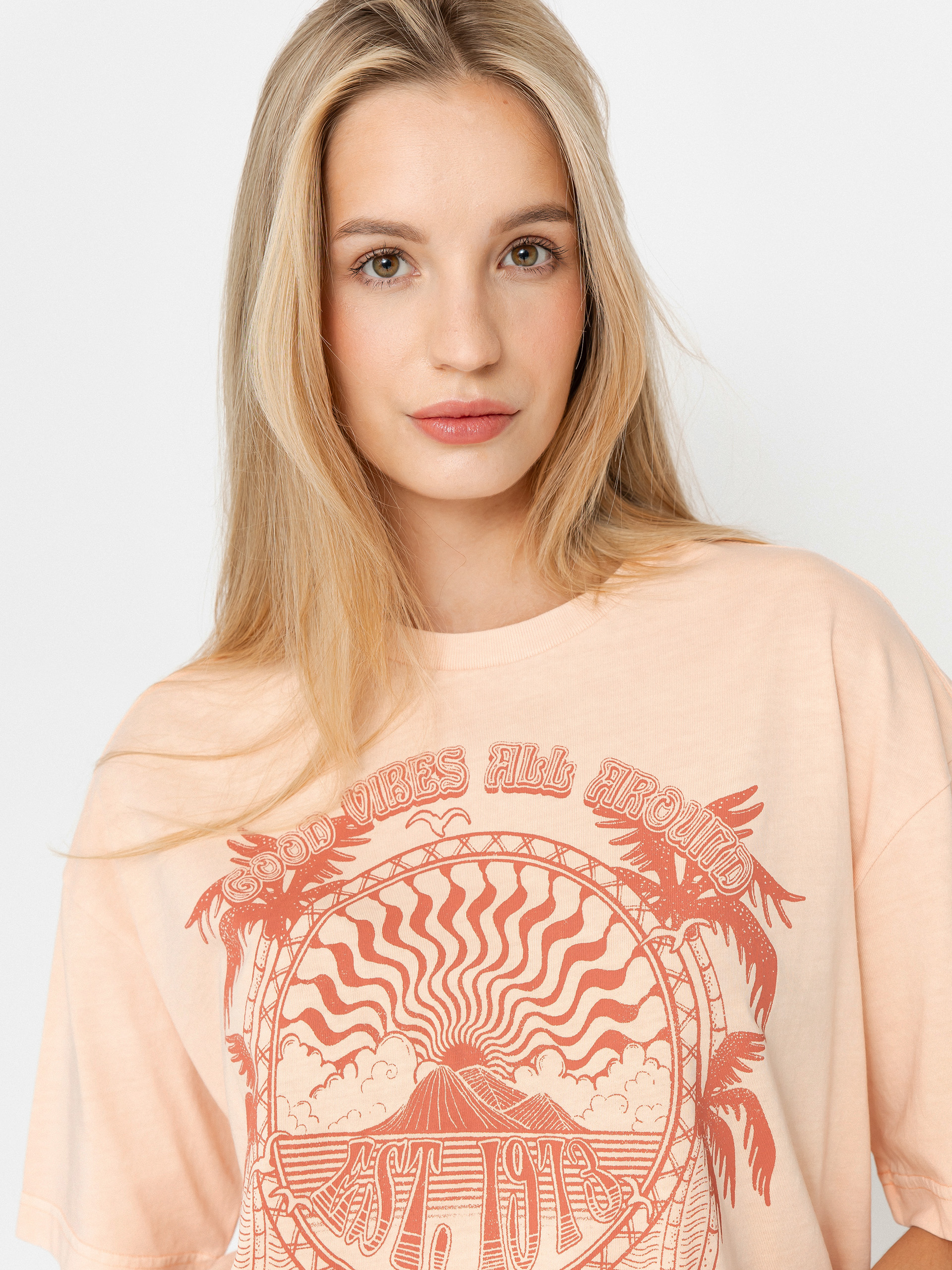 Tricou Billabong Beach Classics Wmn (soft peach)
