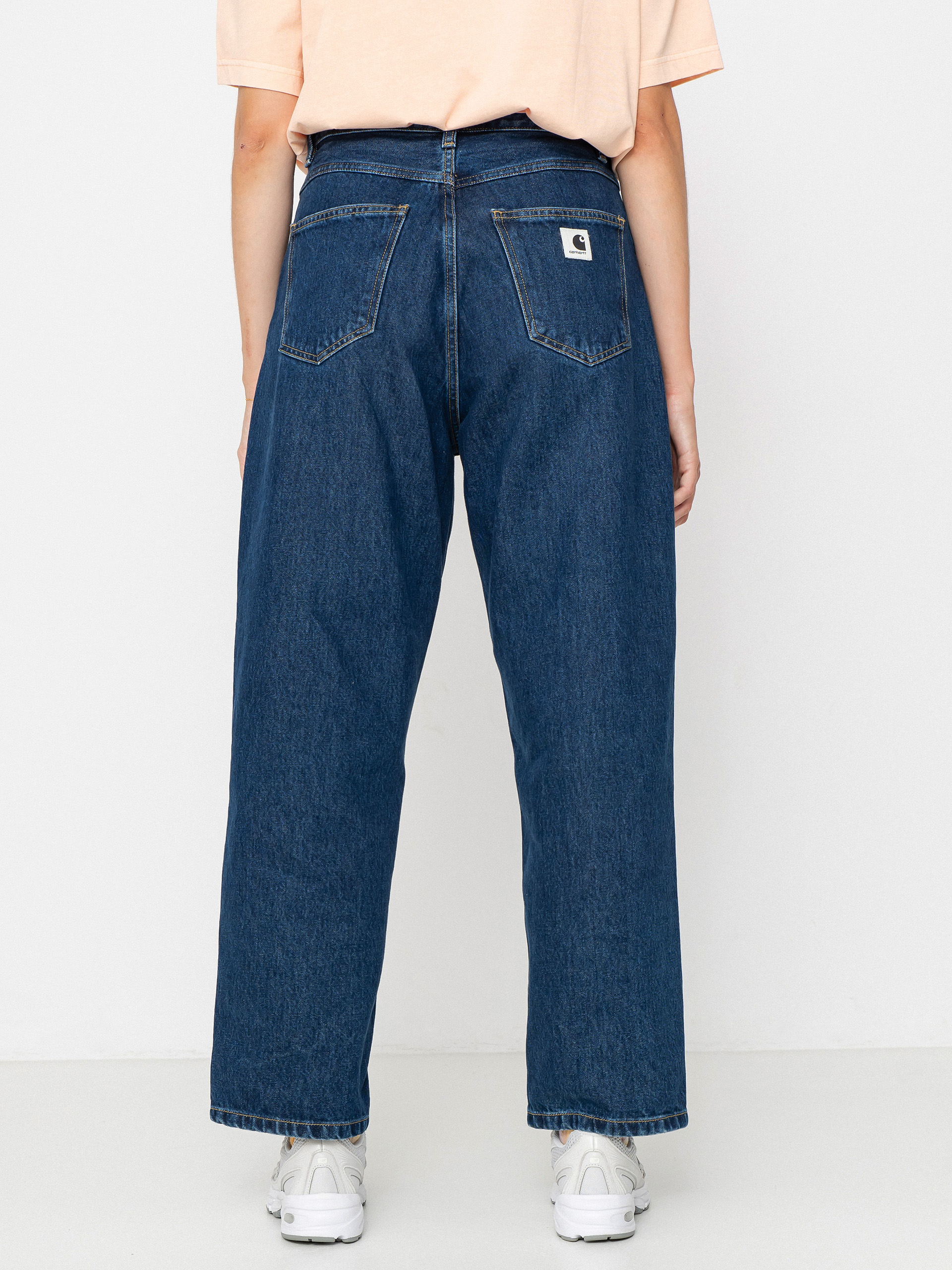 Pantaloni Carhartt WIP Brandon Wmn (blue)