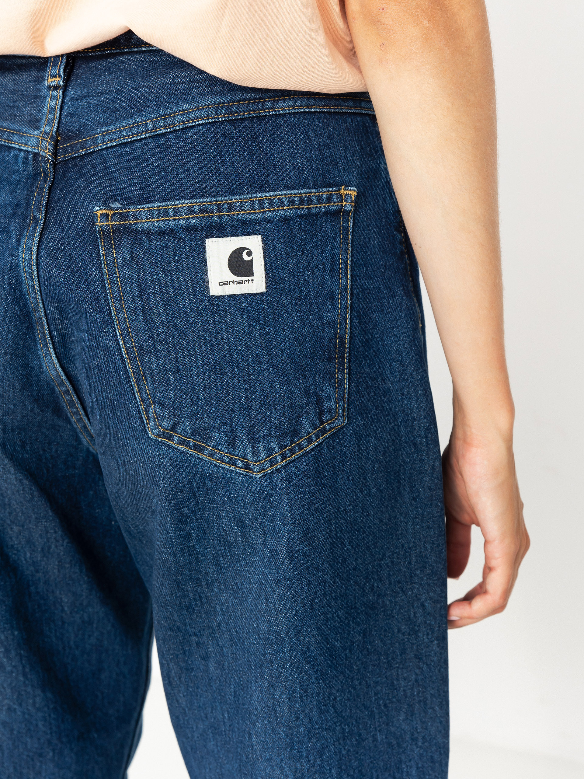 Pantaloni Carhartt WIP Brandon Wmn (blue)