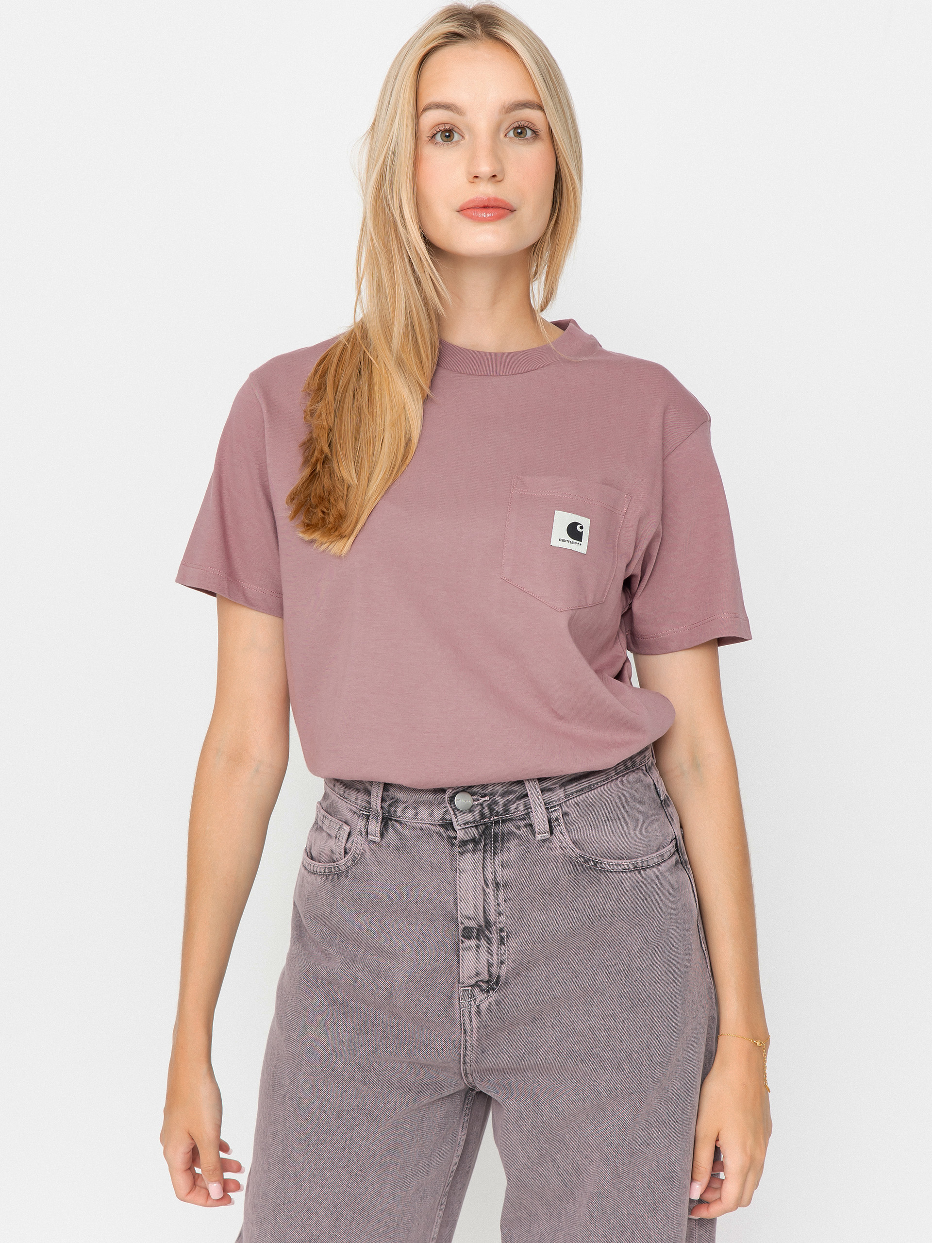 Tricou Carhartt WIP Pocket Wmn (daphne)