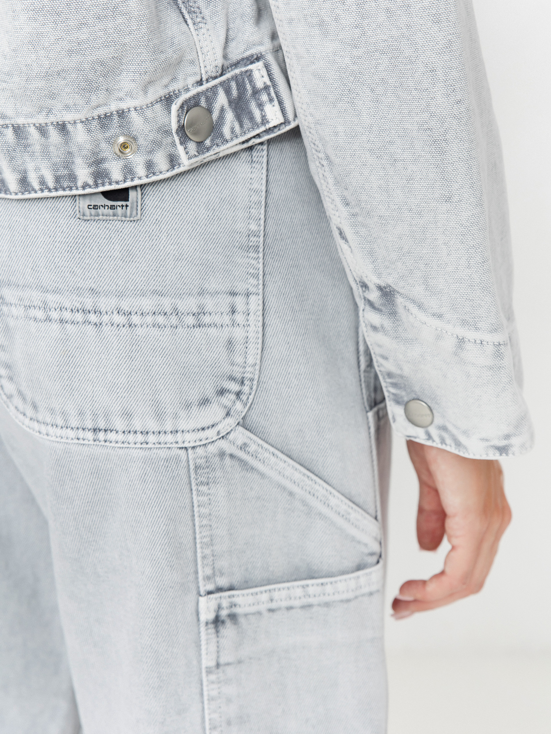 Geacă Carhartt WIP Emery Wmn (black/black/chalk wash)