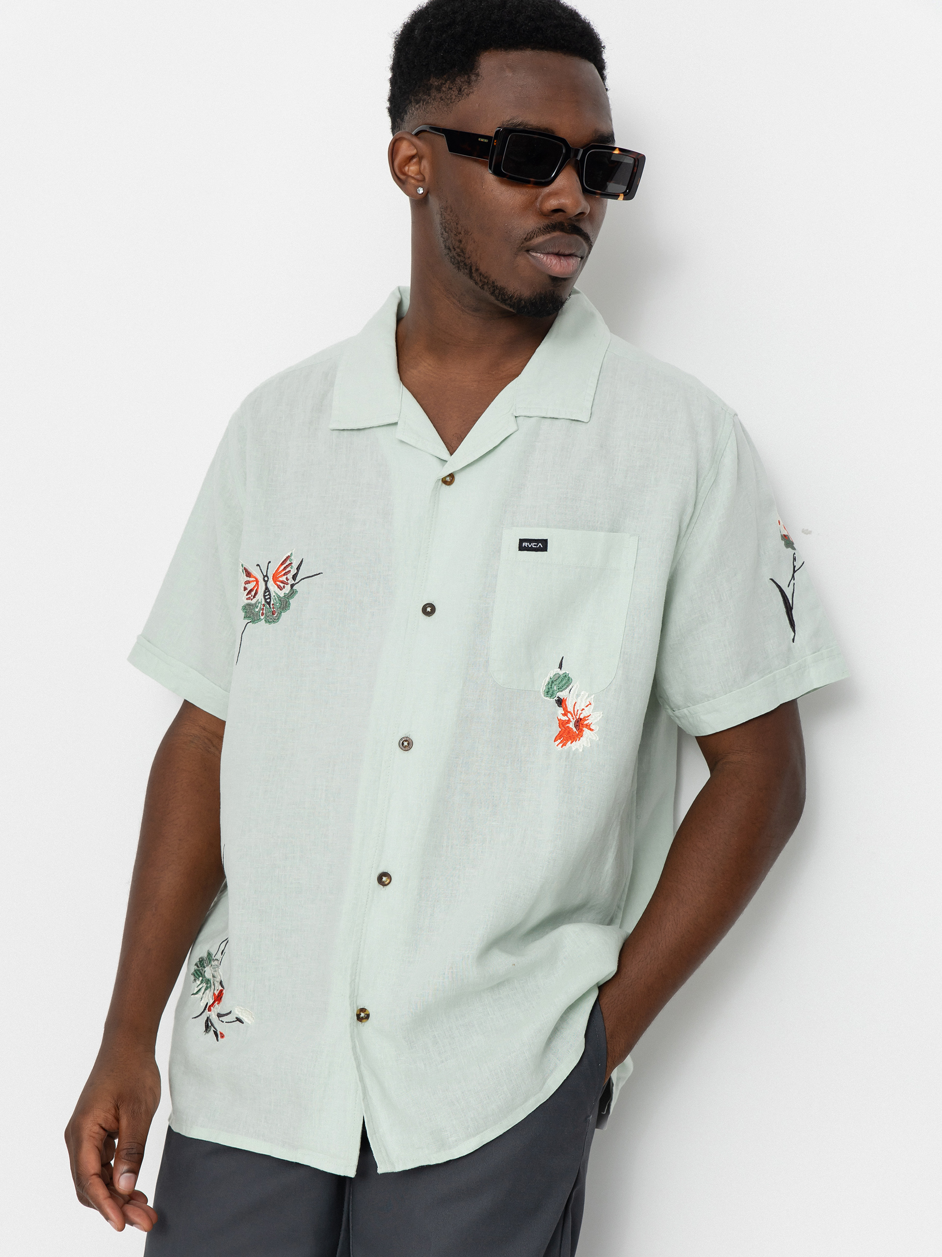 Tricou RVCA Nectar (green tea)