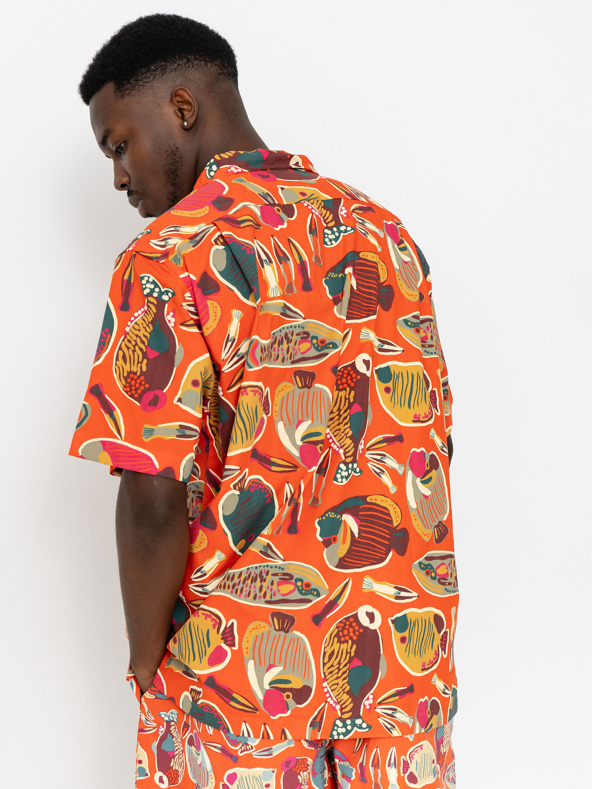 Cămașă Patagonia Tidal Threads Camp (wrasse/pollinator orange)