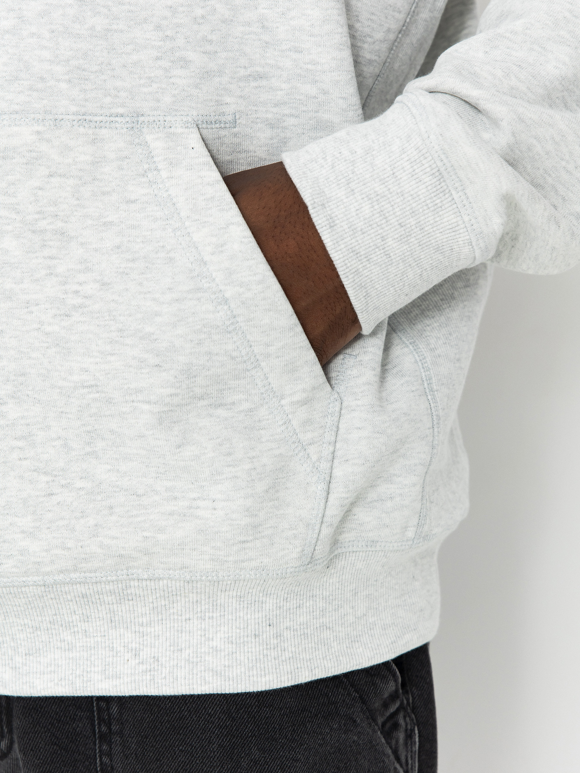 Hanorac cu glugă New Balance Atheltics French Terry HD (grey)