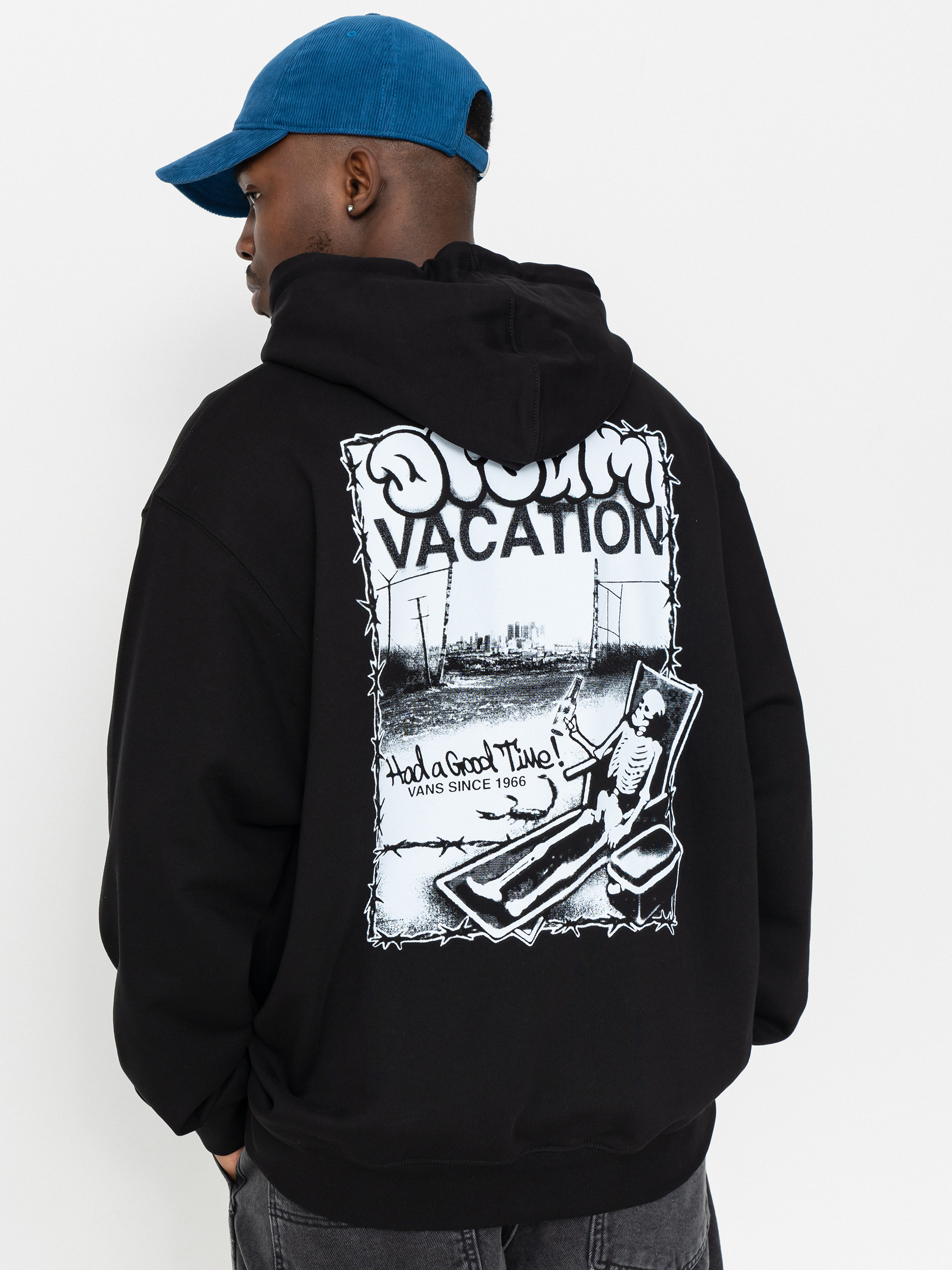 Hanorac cu glugă Vans Good Times HD (black)