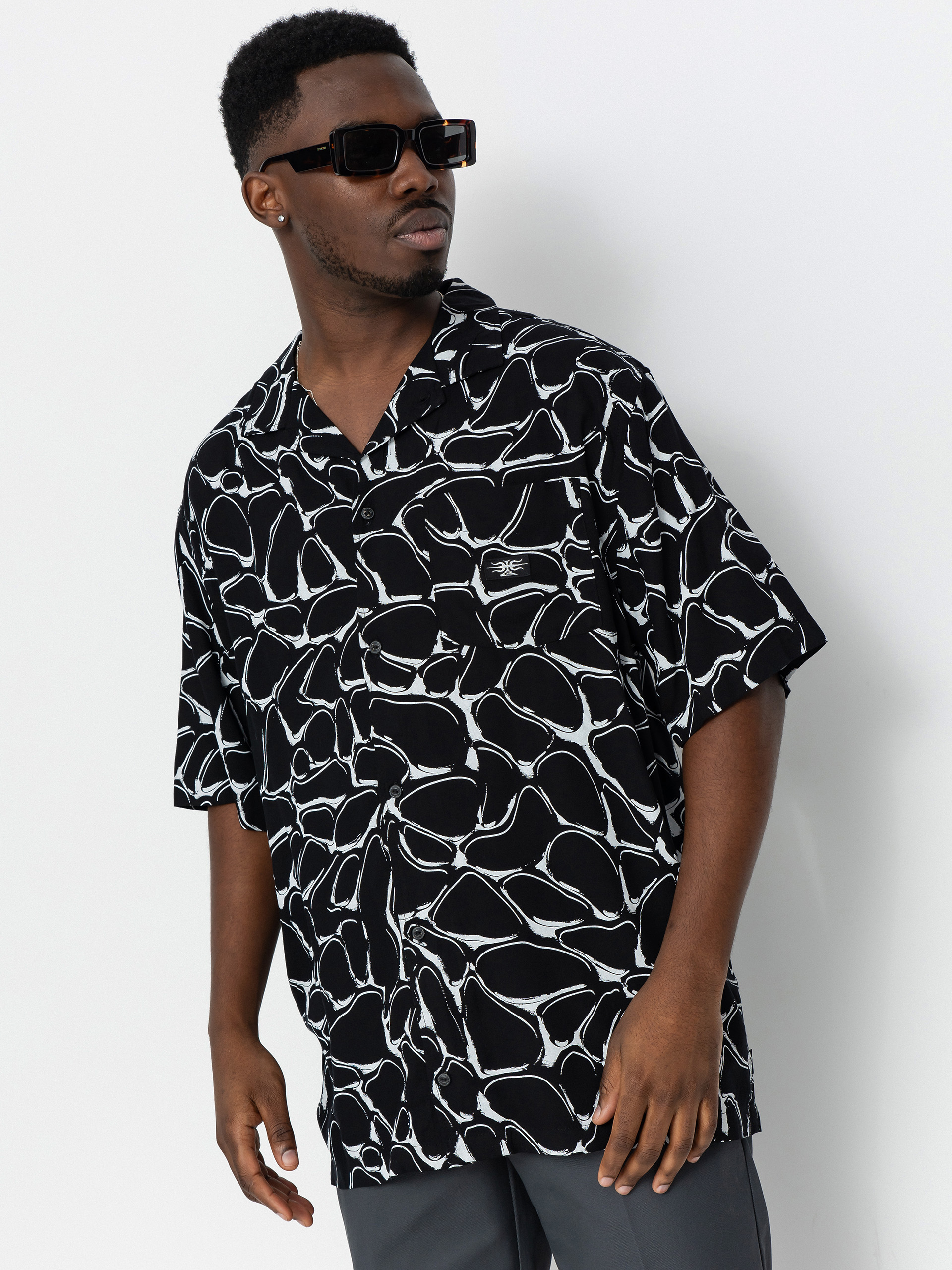 Cămașă Quiksilver Mercury Chrome Shirt (black mercury chrome)