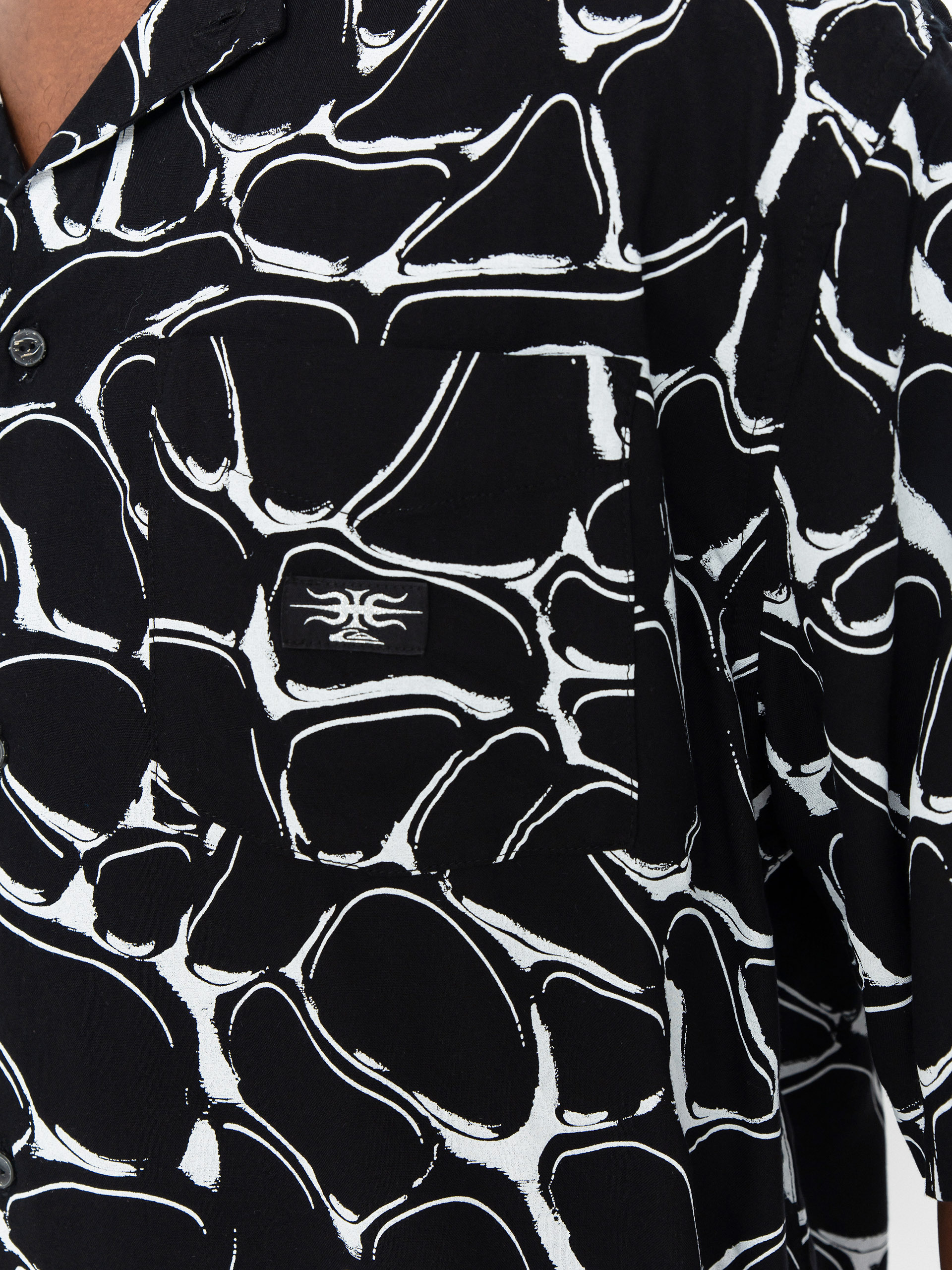 Cămașă Quiksilver Mercury Chrome Shirt (black mercury chrome)