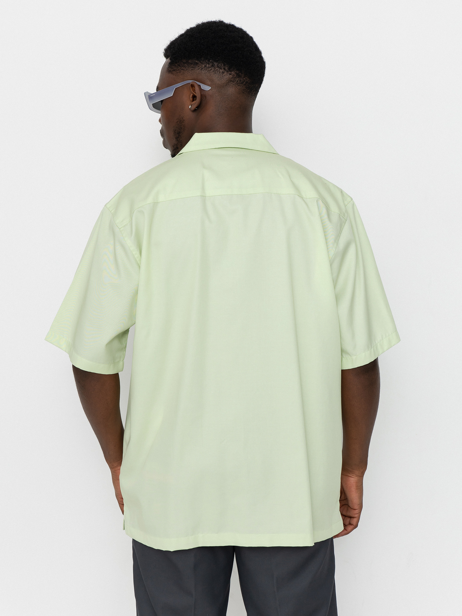 Cămașă Carhartt WIP Delray (air green/white)