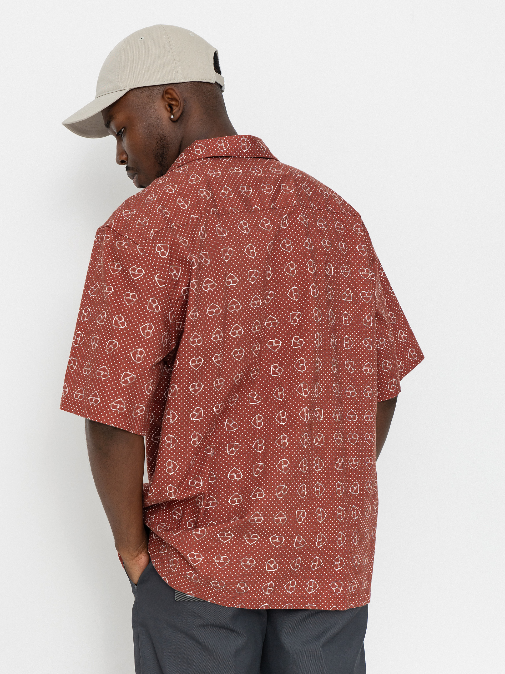 Cămașă Carhartt WIP Furoshiki (furoshiki print/henna)