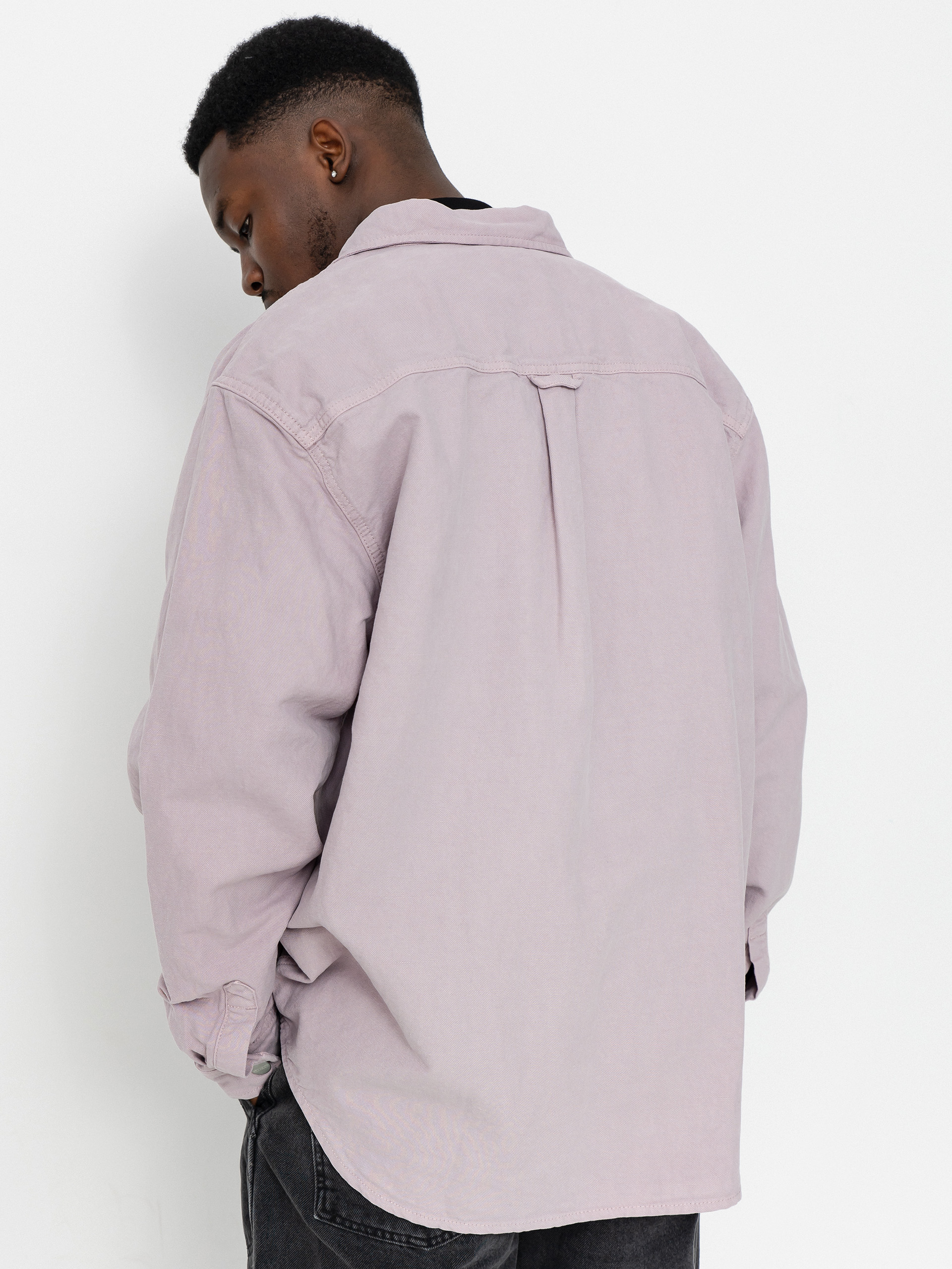 Geacă Carhartt WIP Walter (pink fog/garment dyed)