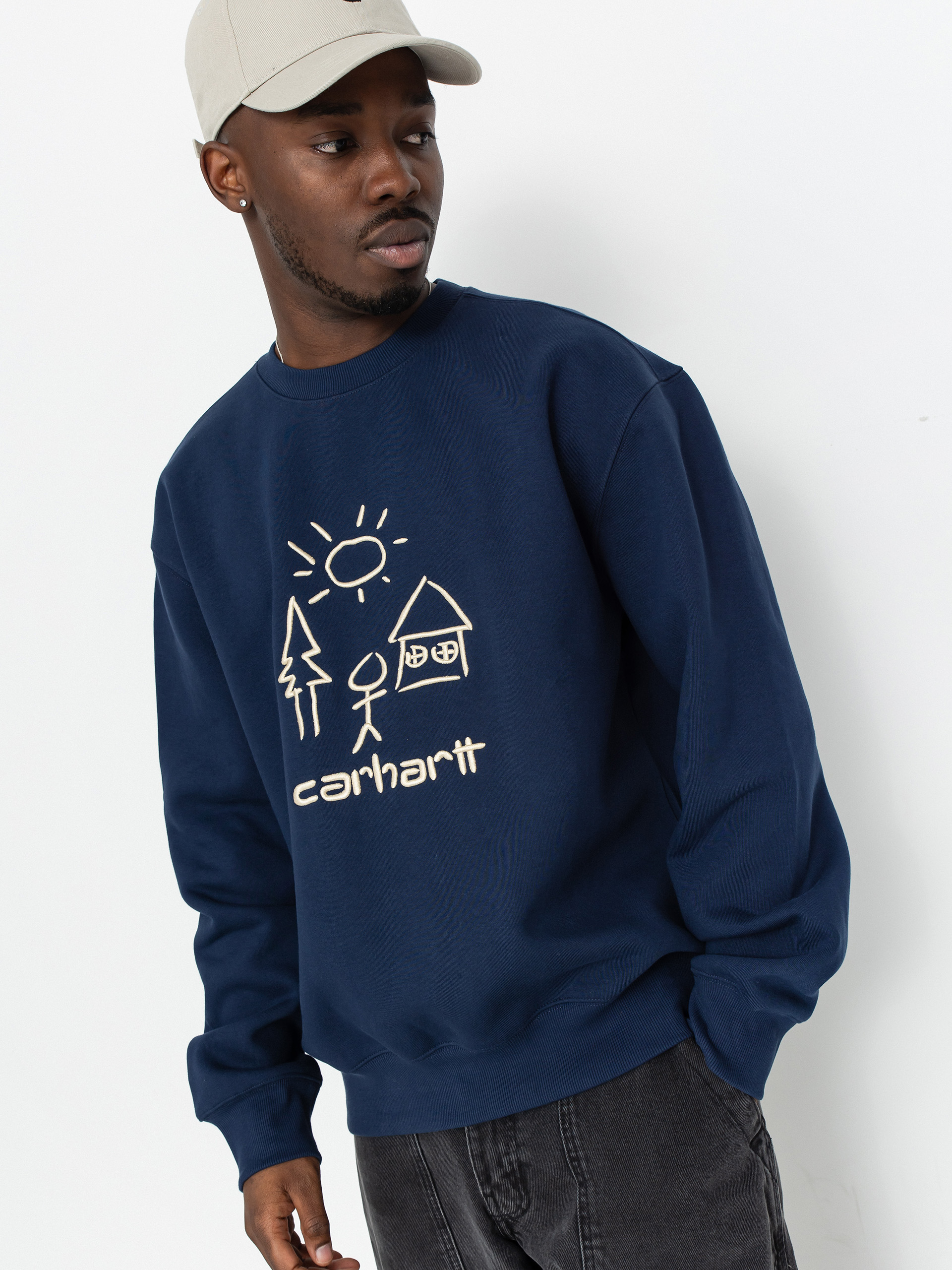 Hanorac Carhartt WIP Masterpiece (air force blue/dusty h brown)