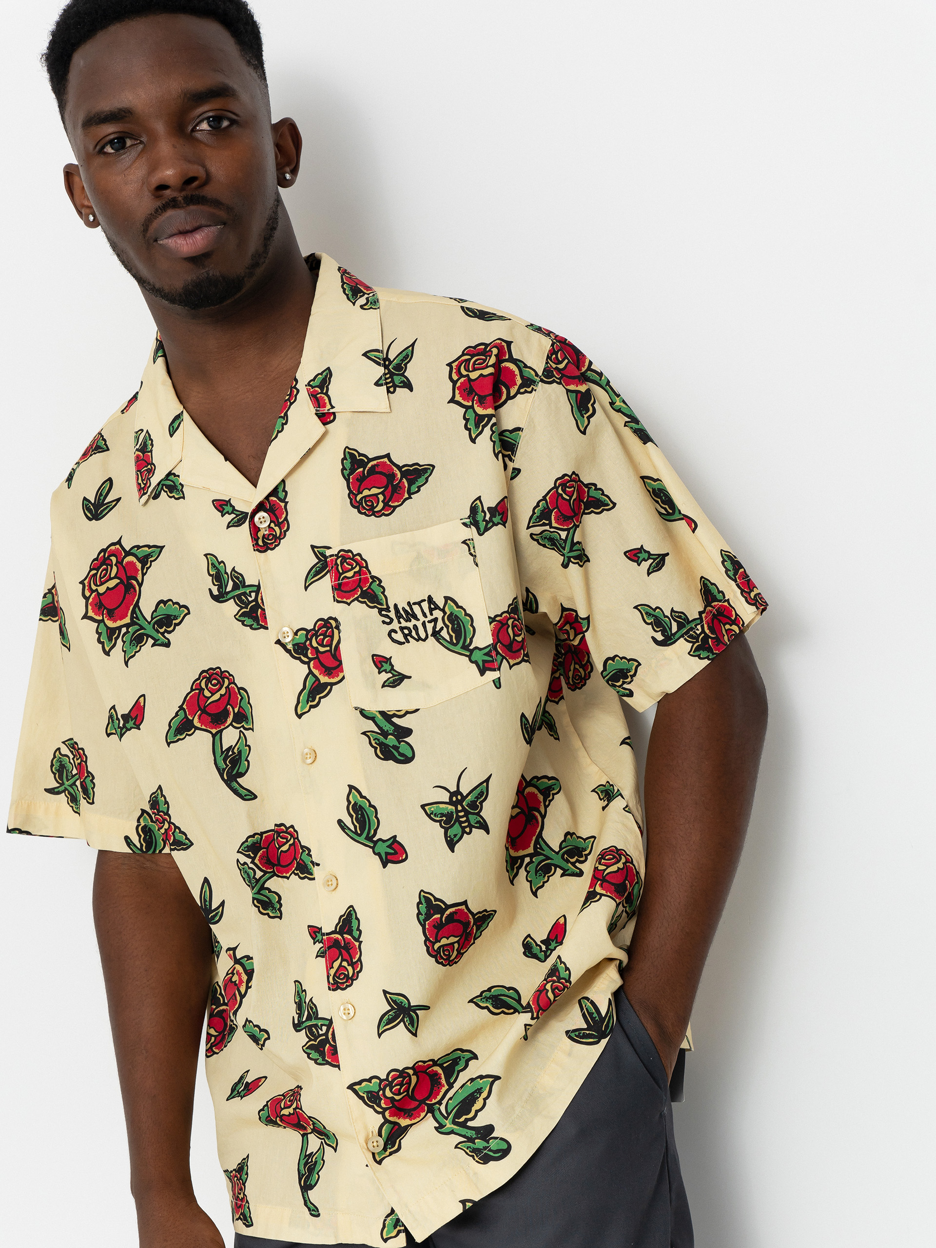 Cămașă Santa Cruz Flash Roses Shirt