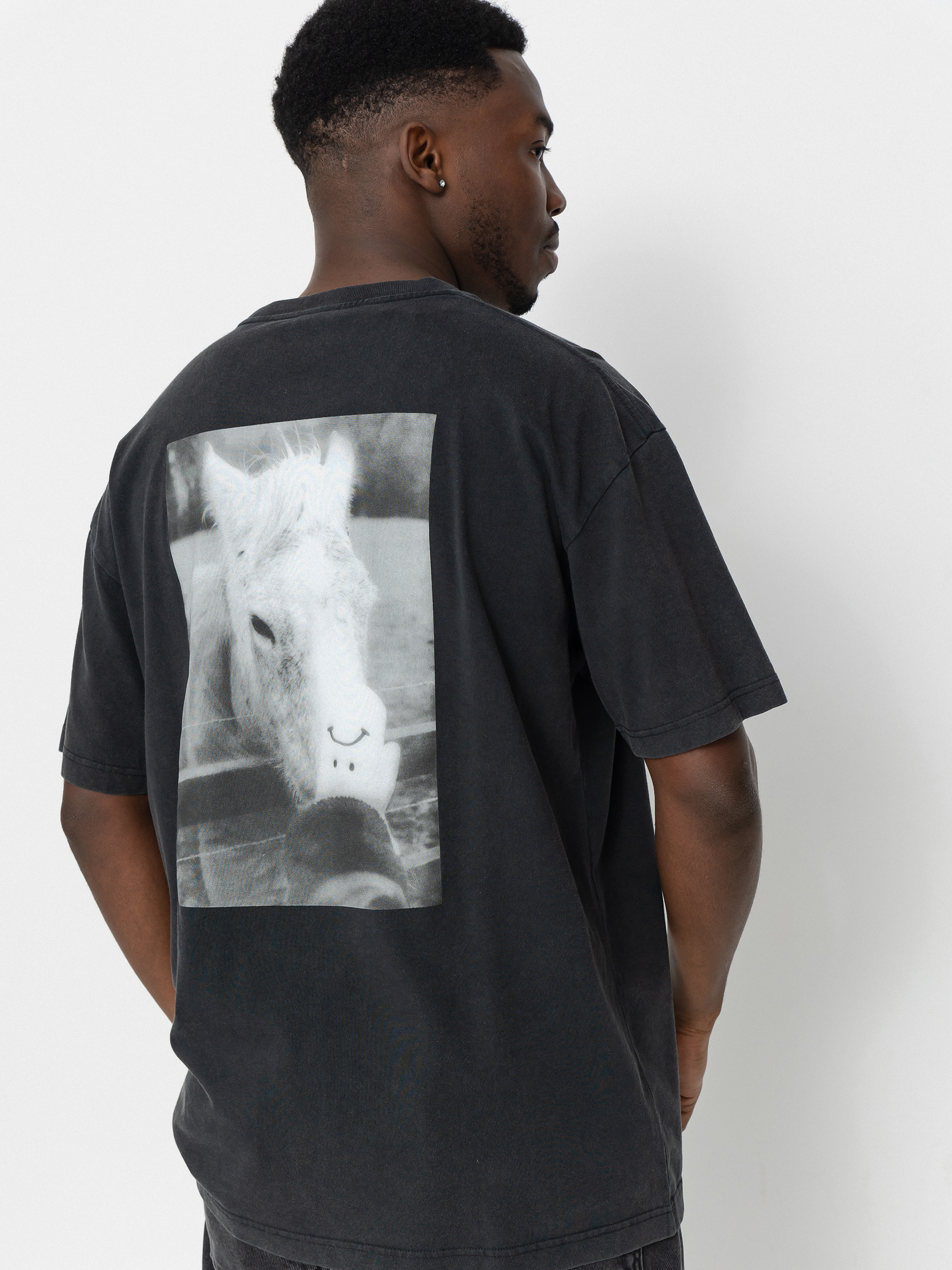 Tricou Polar Skate Horse Hand (silver black)