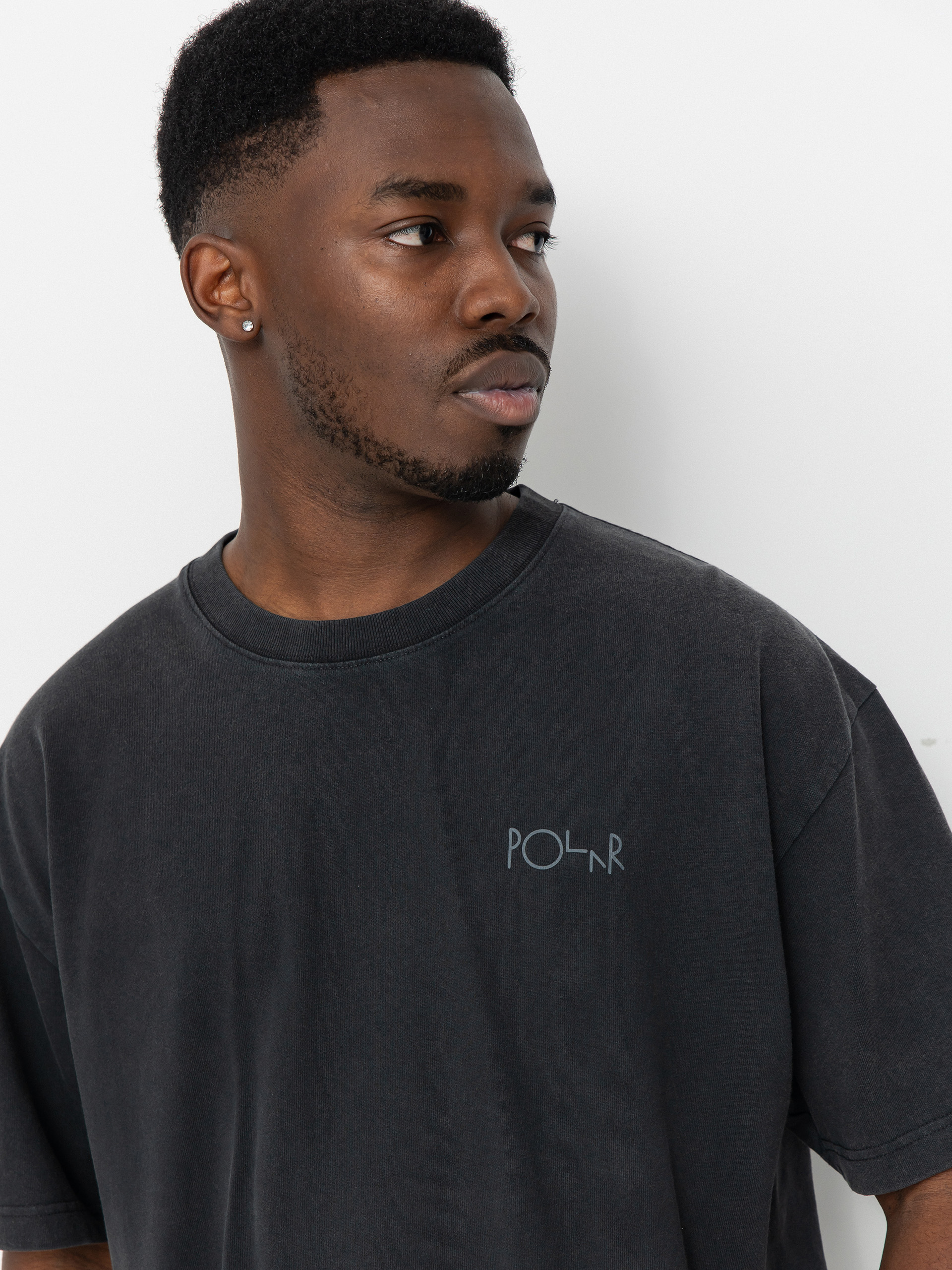 Tricou Polar Skate Horse Hand (silver black)